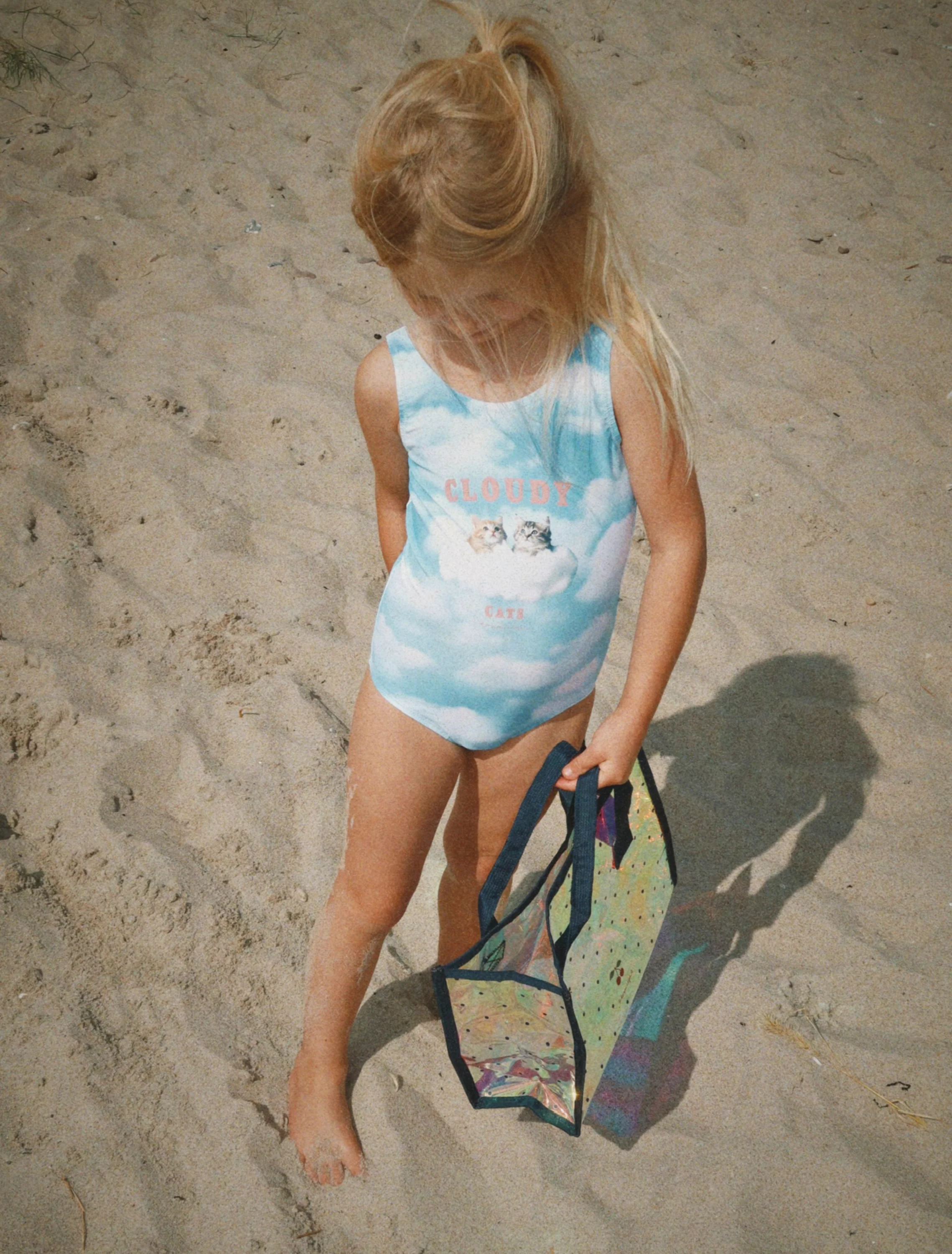 Cloudy Swimsuit in Cloudy Cats - Image 4