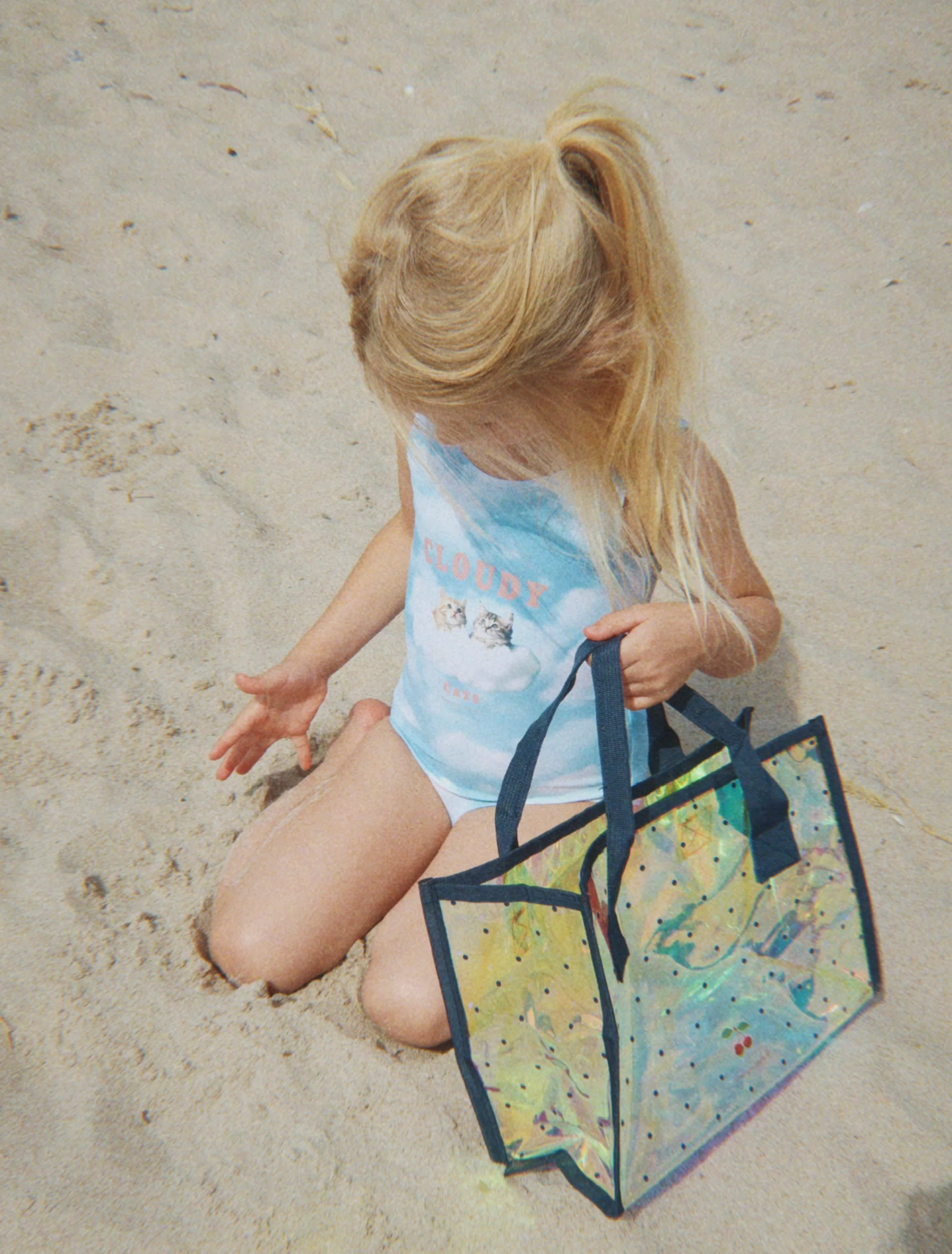 Cloudy Swimsuit in Cloudy Cats - Image 6