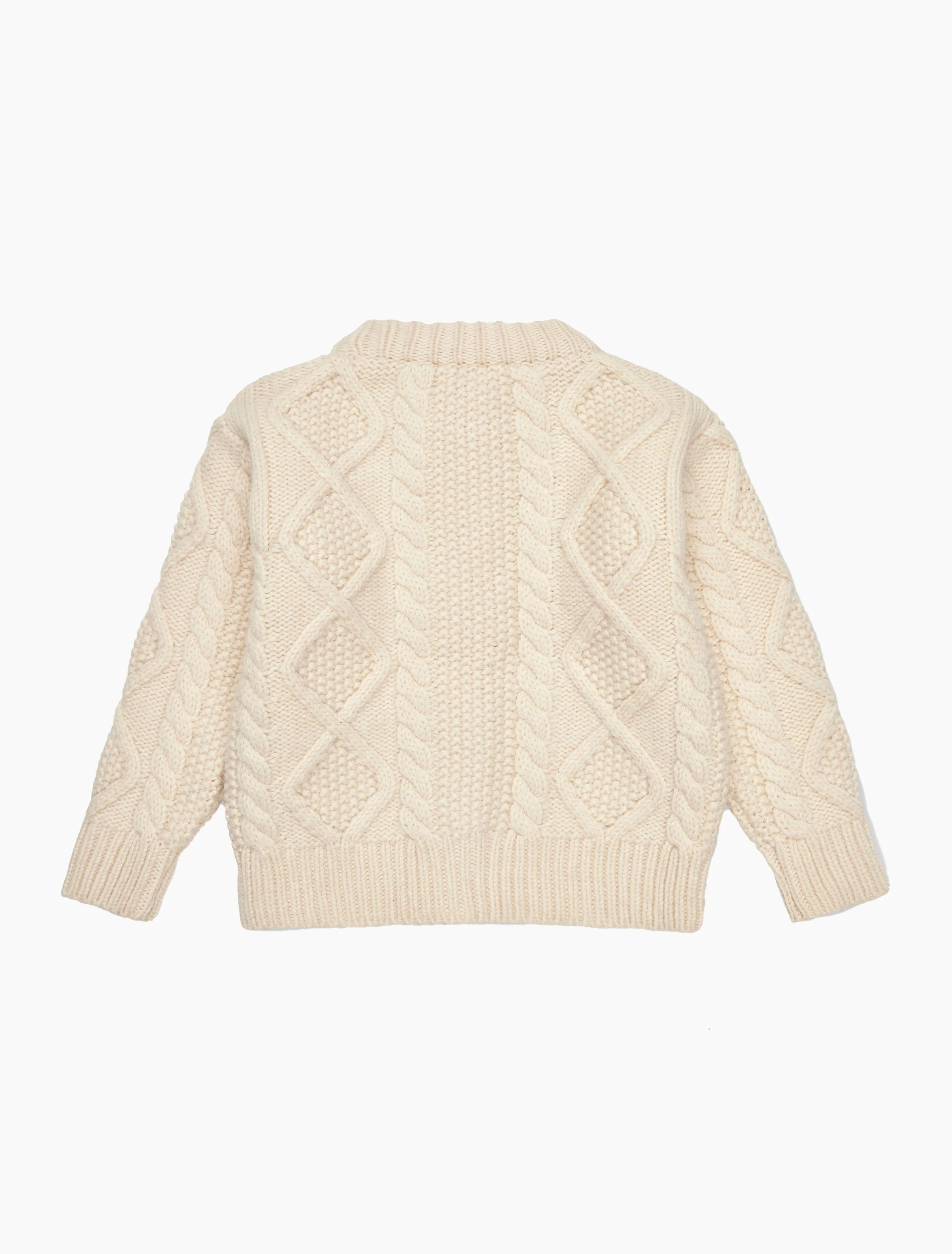 Coby Baby Cardigan in Natural - Image 3