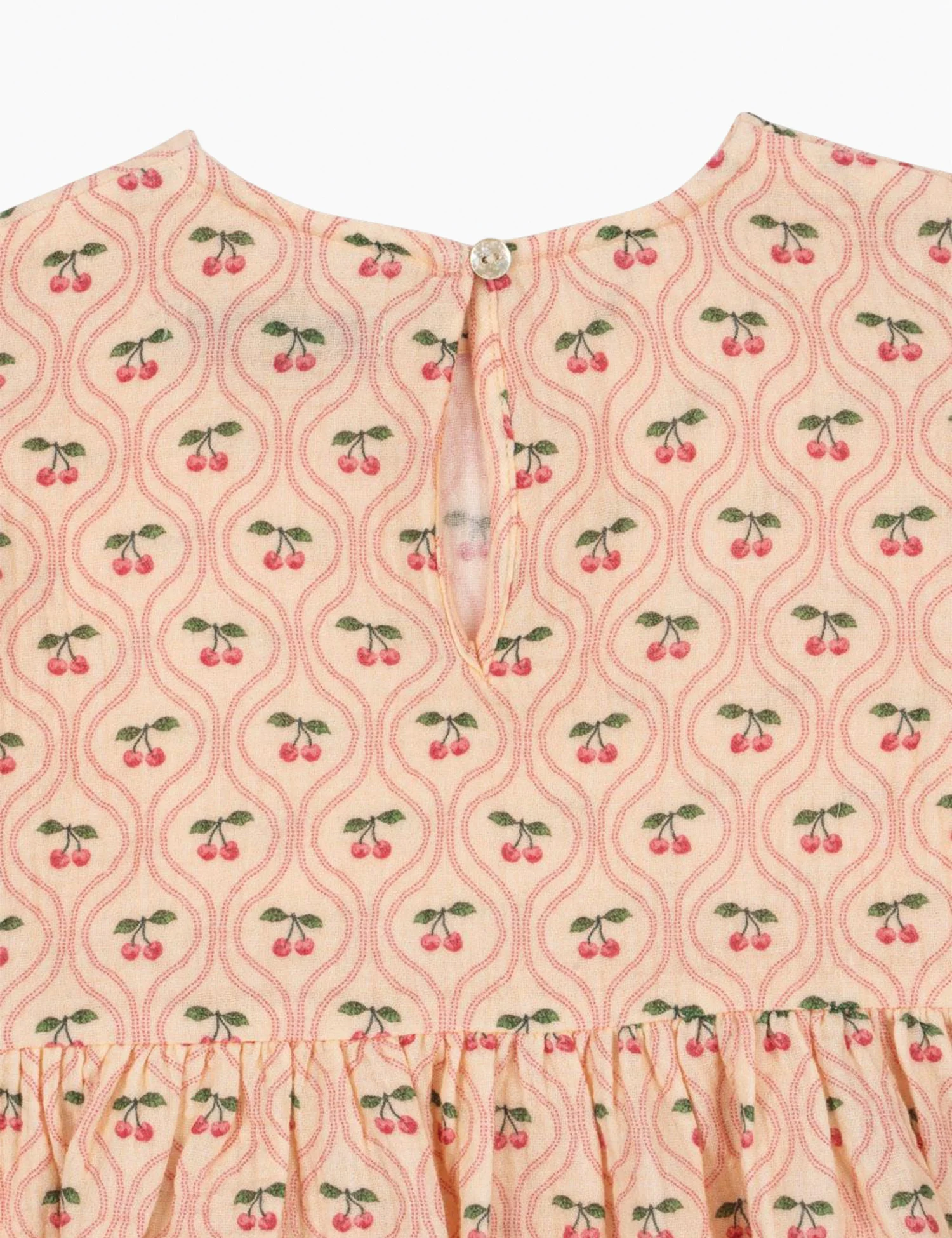 Coco Top in Cherry Pink Motif - Image 4