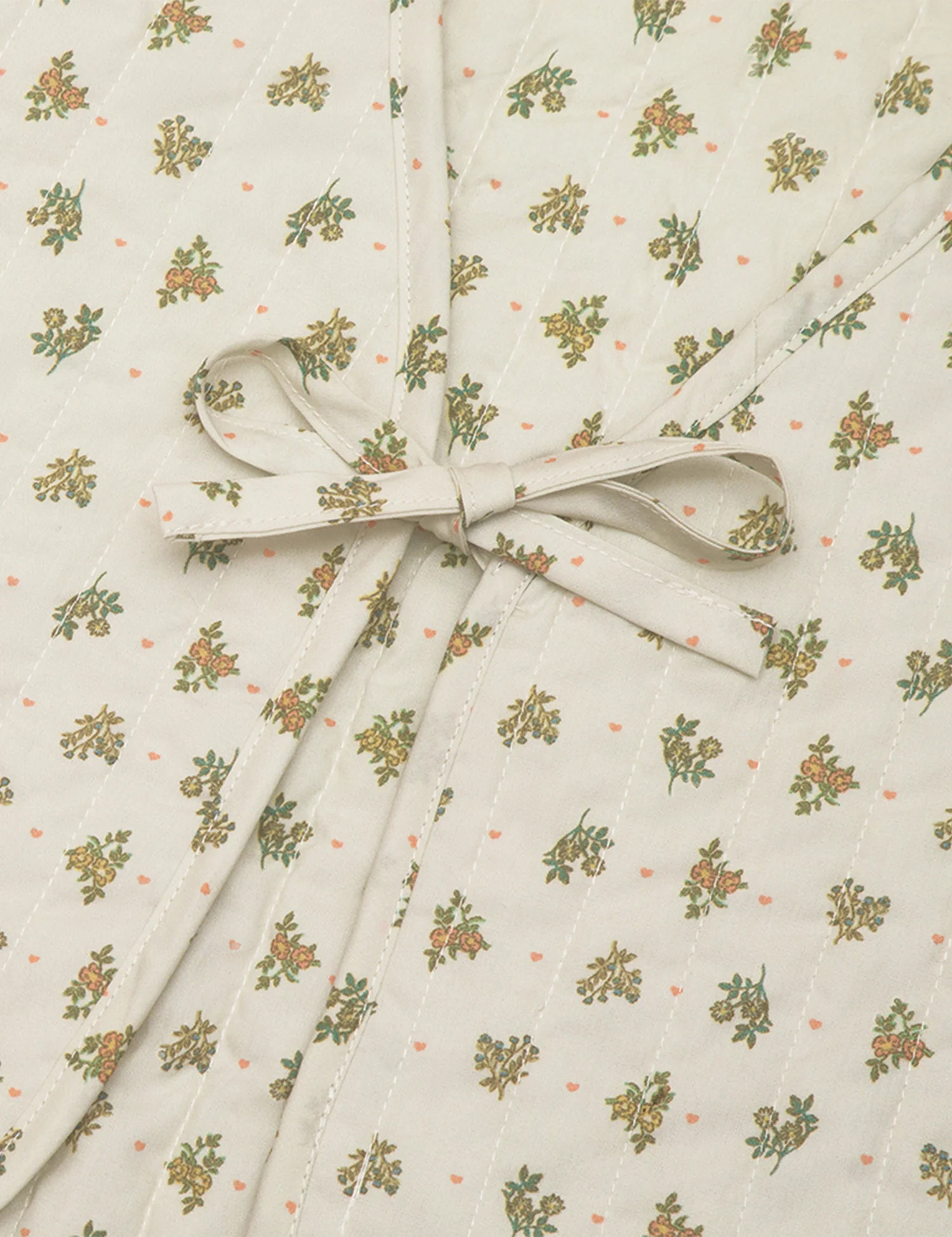 Coco Vest in Ditsy Heart Floral Organic Cotton - Image 3
