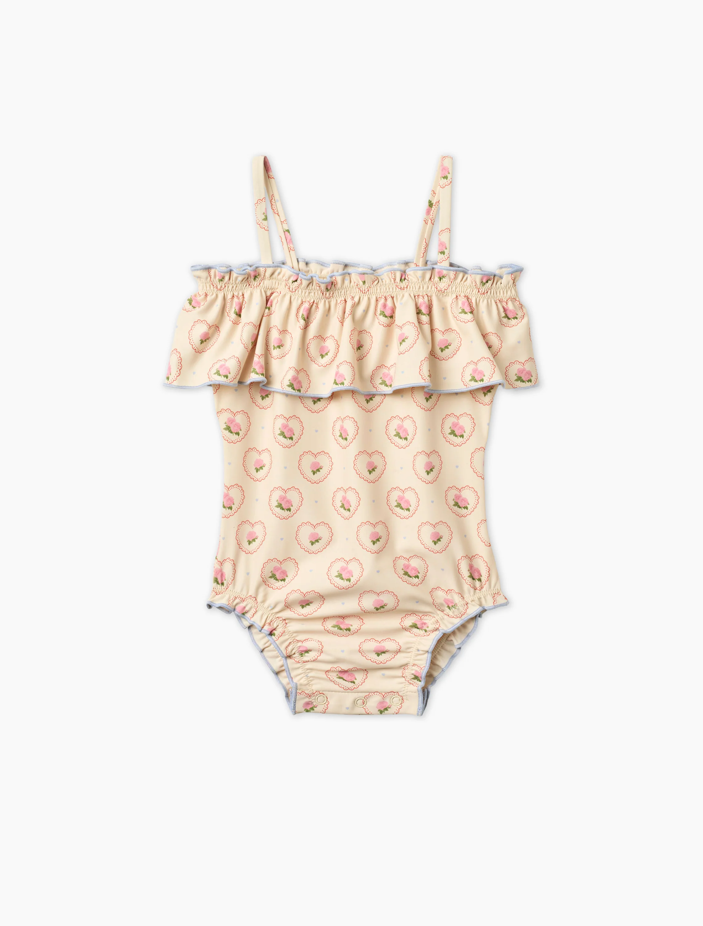 Coral Swimsuit in Rosy Heart