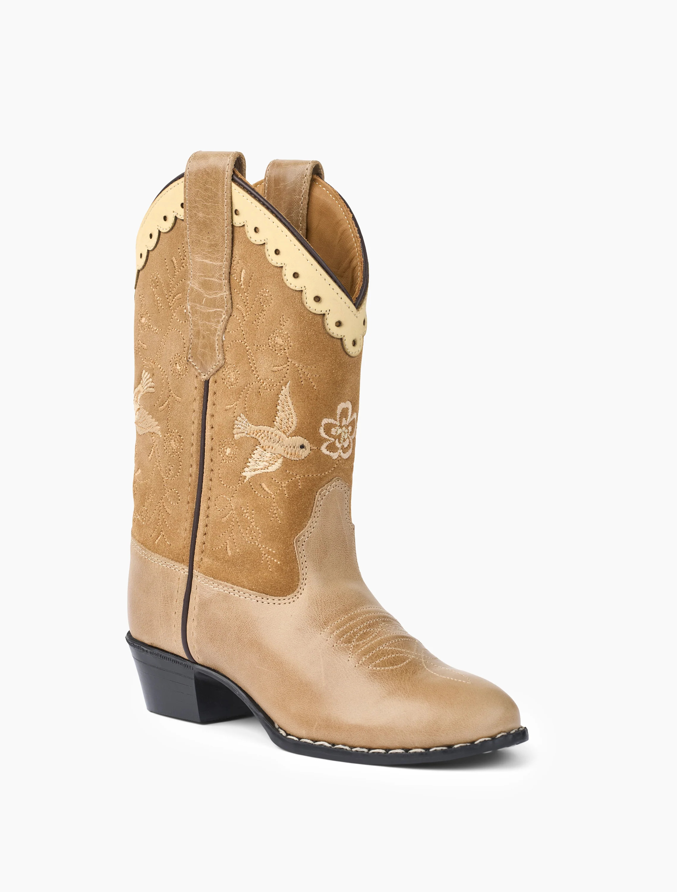 Cowboy Boots in Dove Suede - Image 10