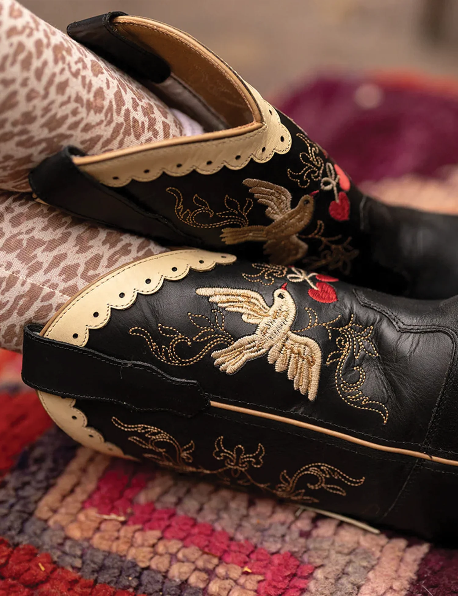 Cowboy Boots in Black Dove - Image 3