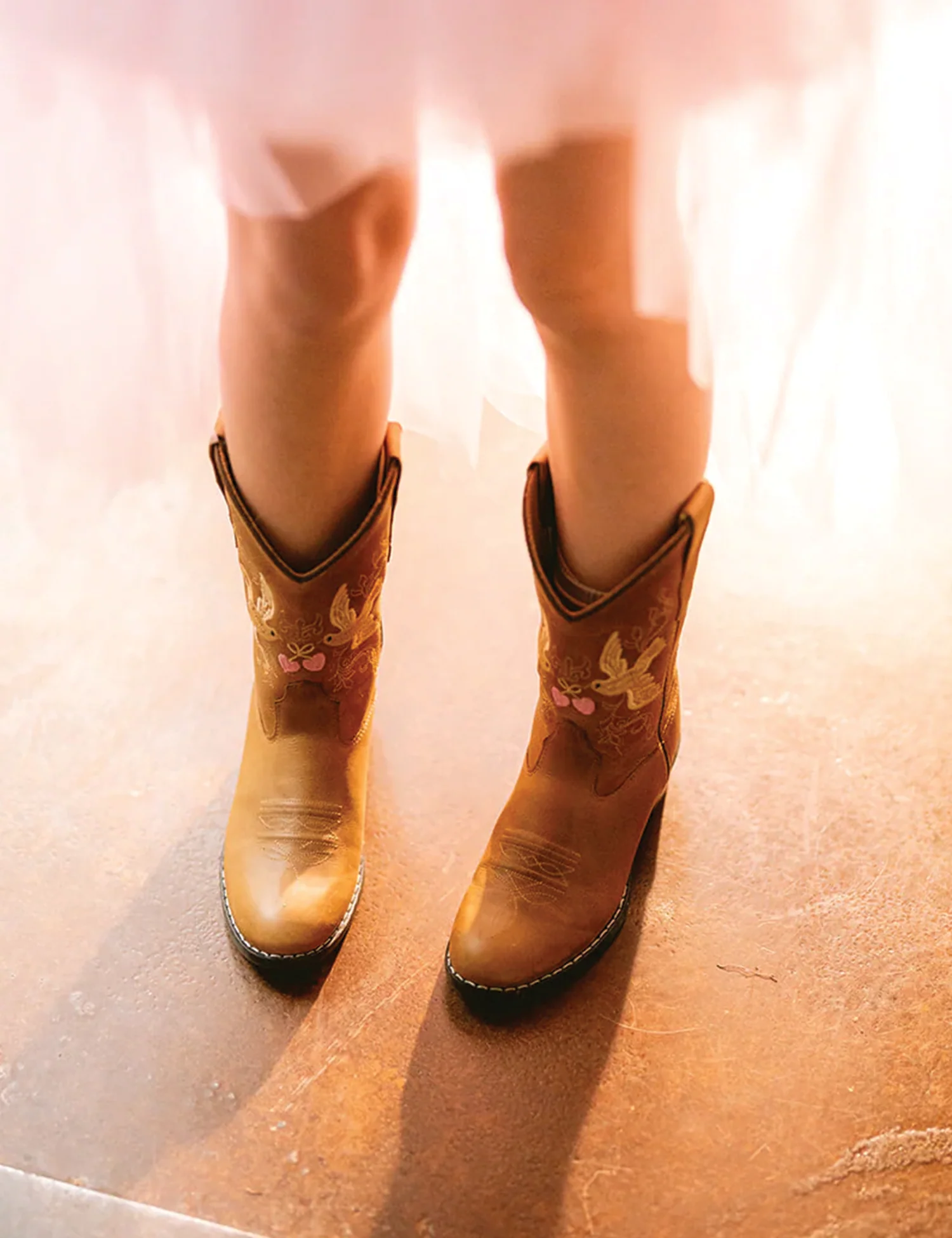 Cowboy Boots in Cognac Dove - Image 6