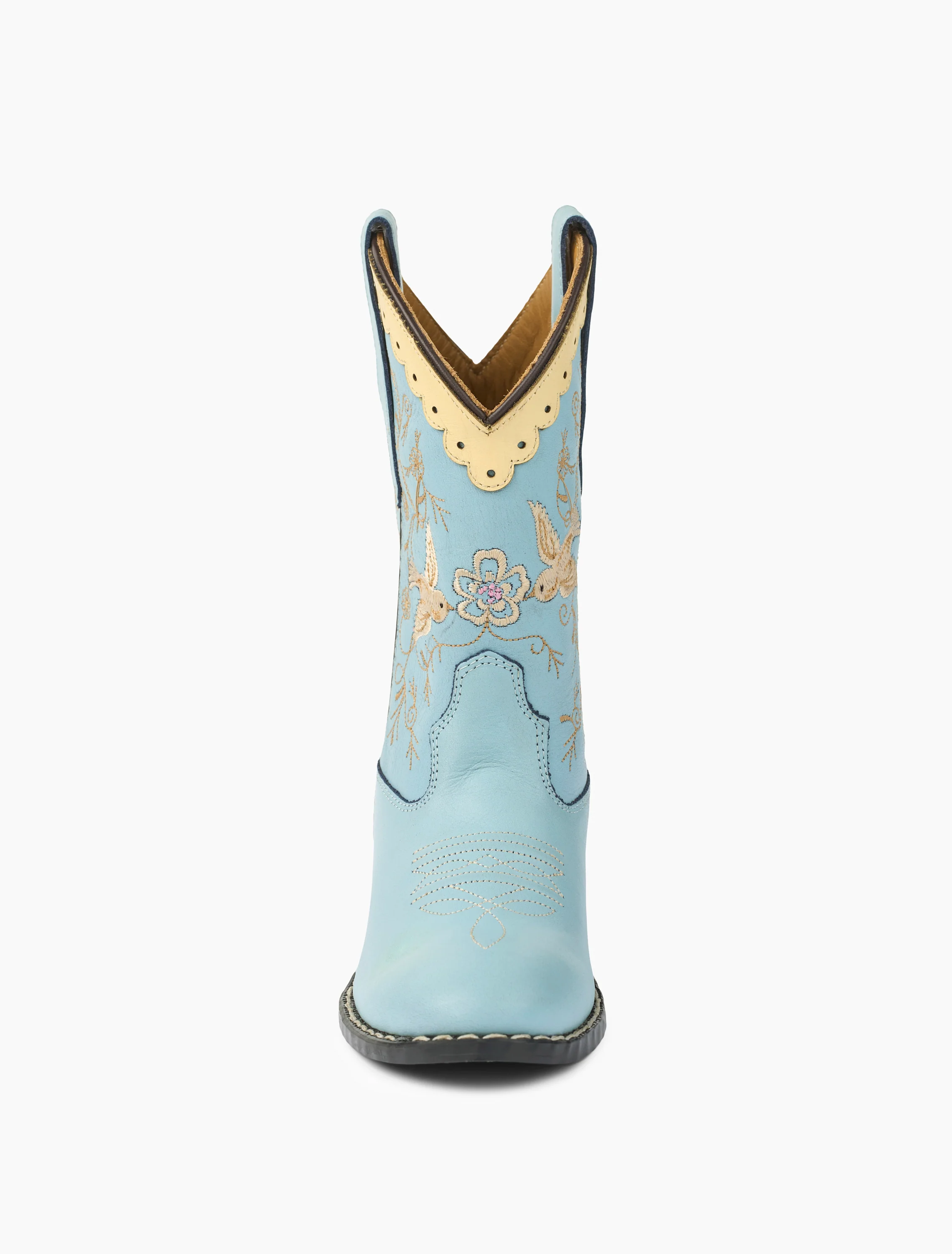 Cowboy Boots in Dusty Blue Dove - Image 6