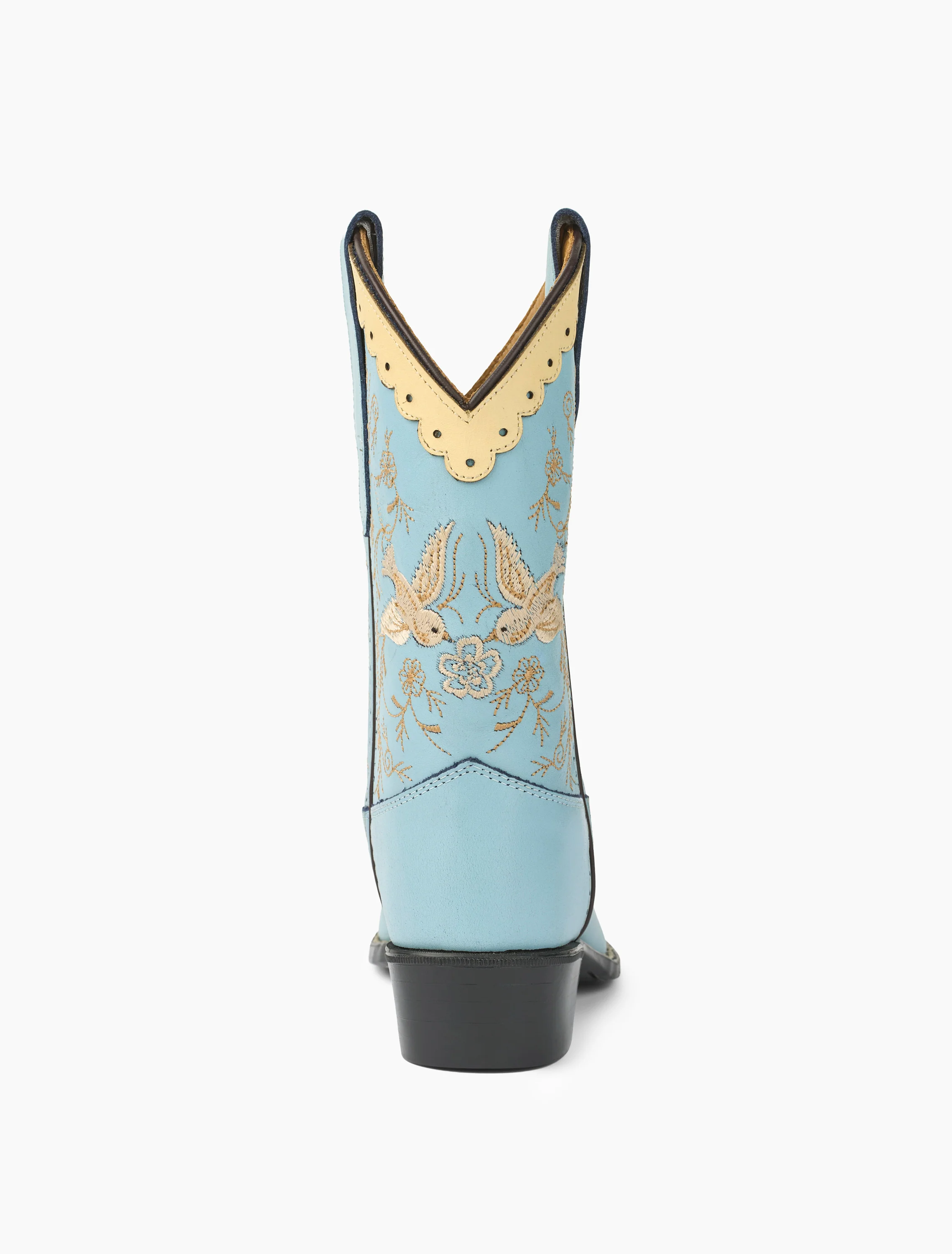 Cowboy Boots in Dusty Blue Dove - Image 7