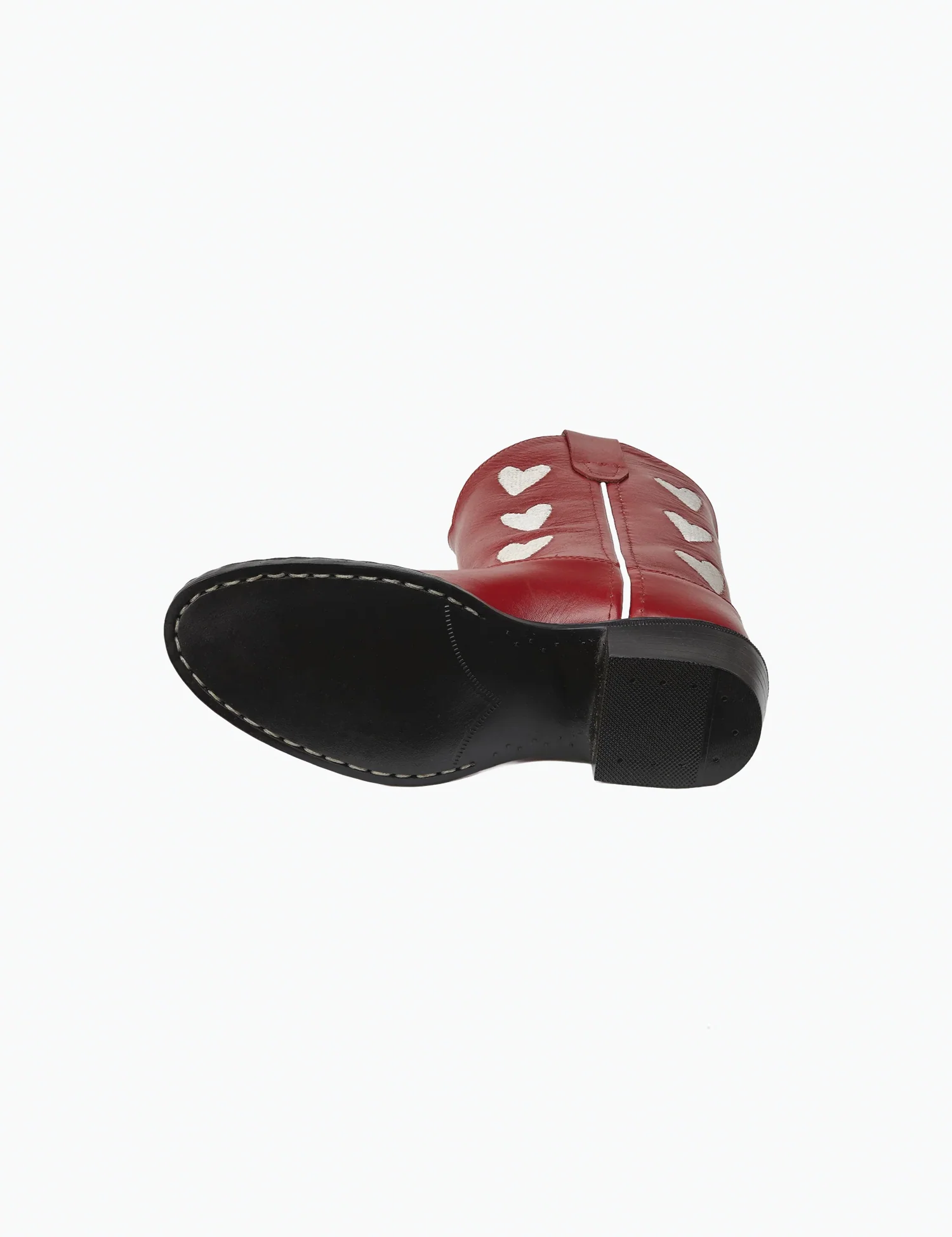 Cowboy Boots in Red Hearts - Image 8