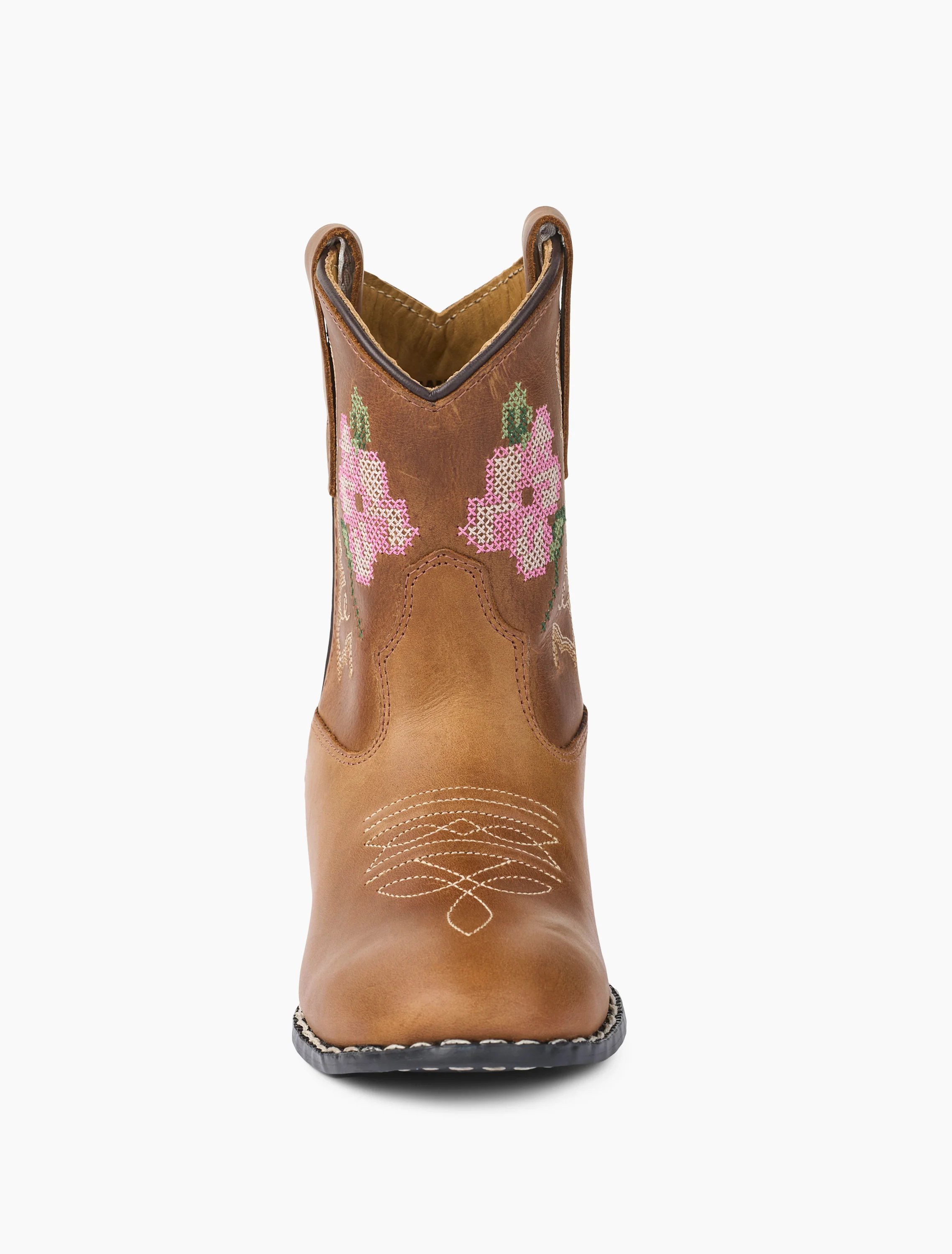 Cowboy Boots Low in Brown Flower - Image 7
