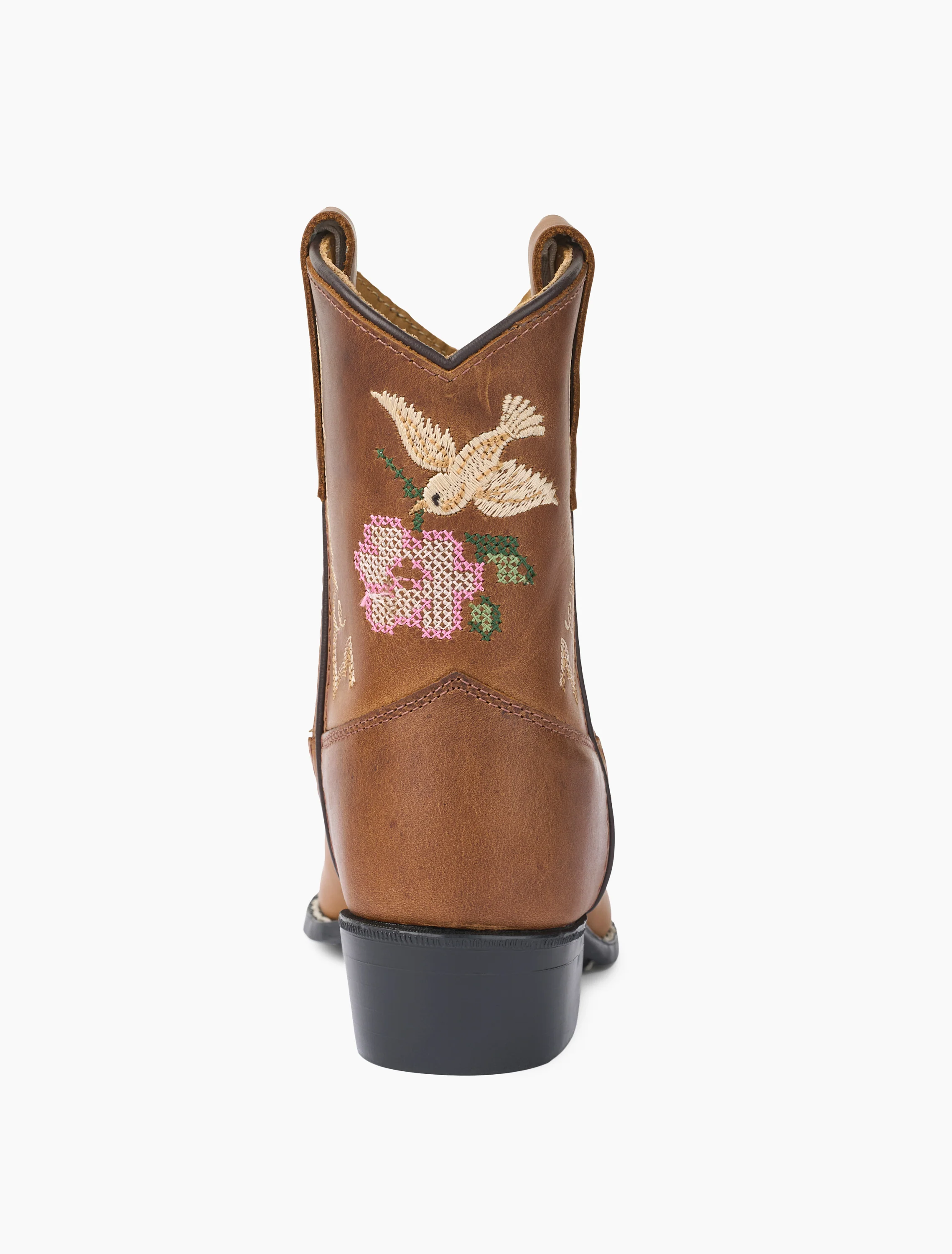 Cowboy Boots Low in Brown Flower - Image 8