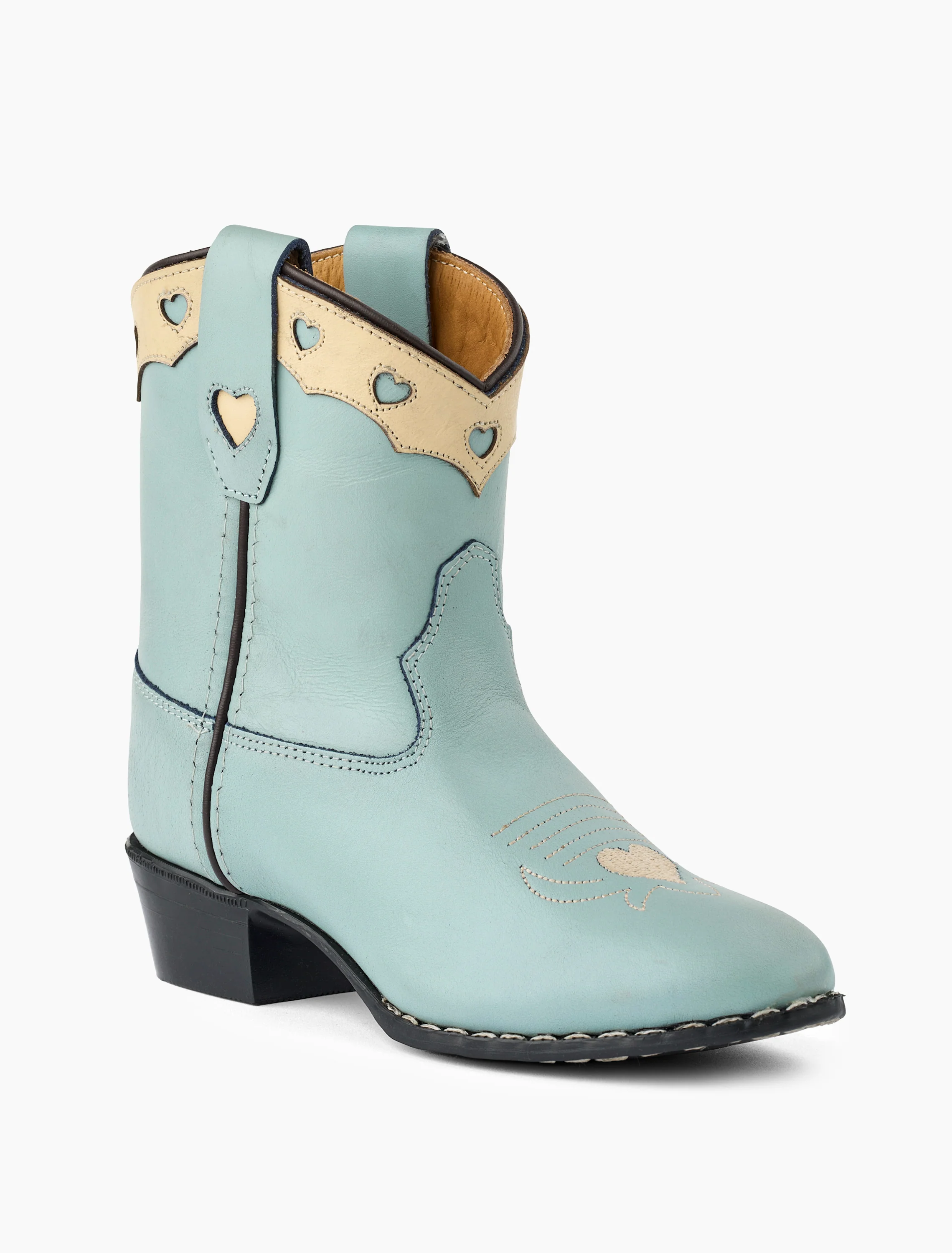 Cowboy Boots Low in Dusty Blue Dove - Image 4