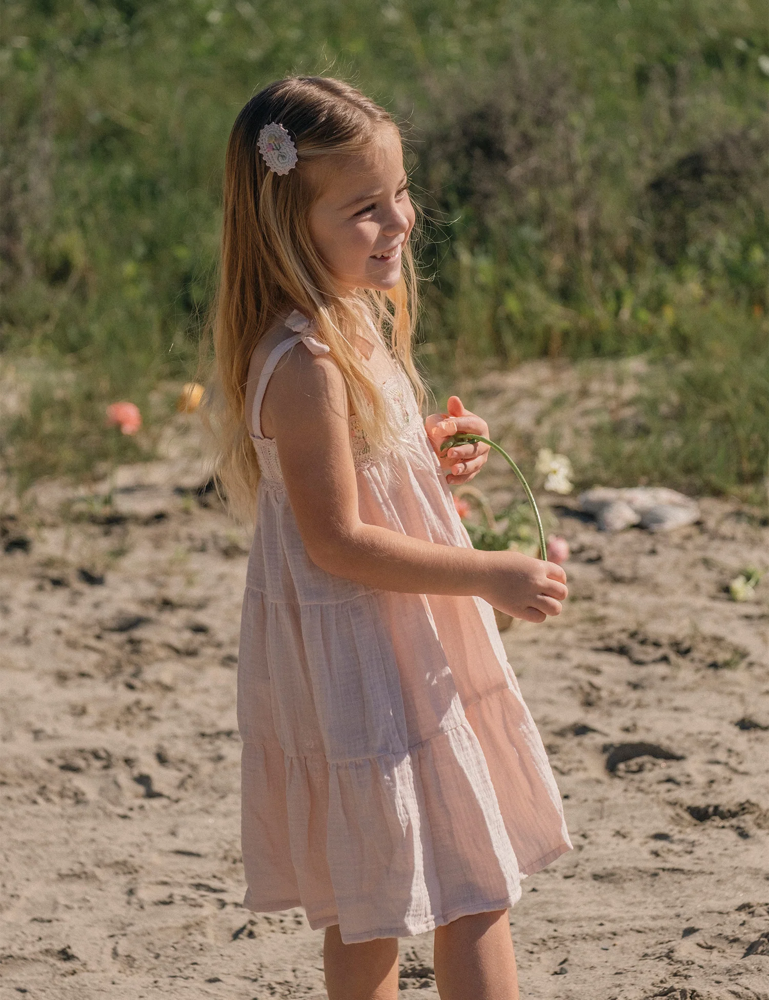 Crochet Dress in Petal Bouquet - Image 2
