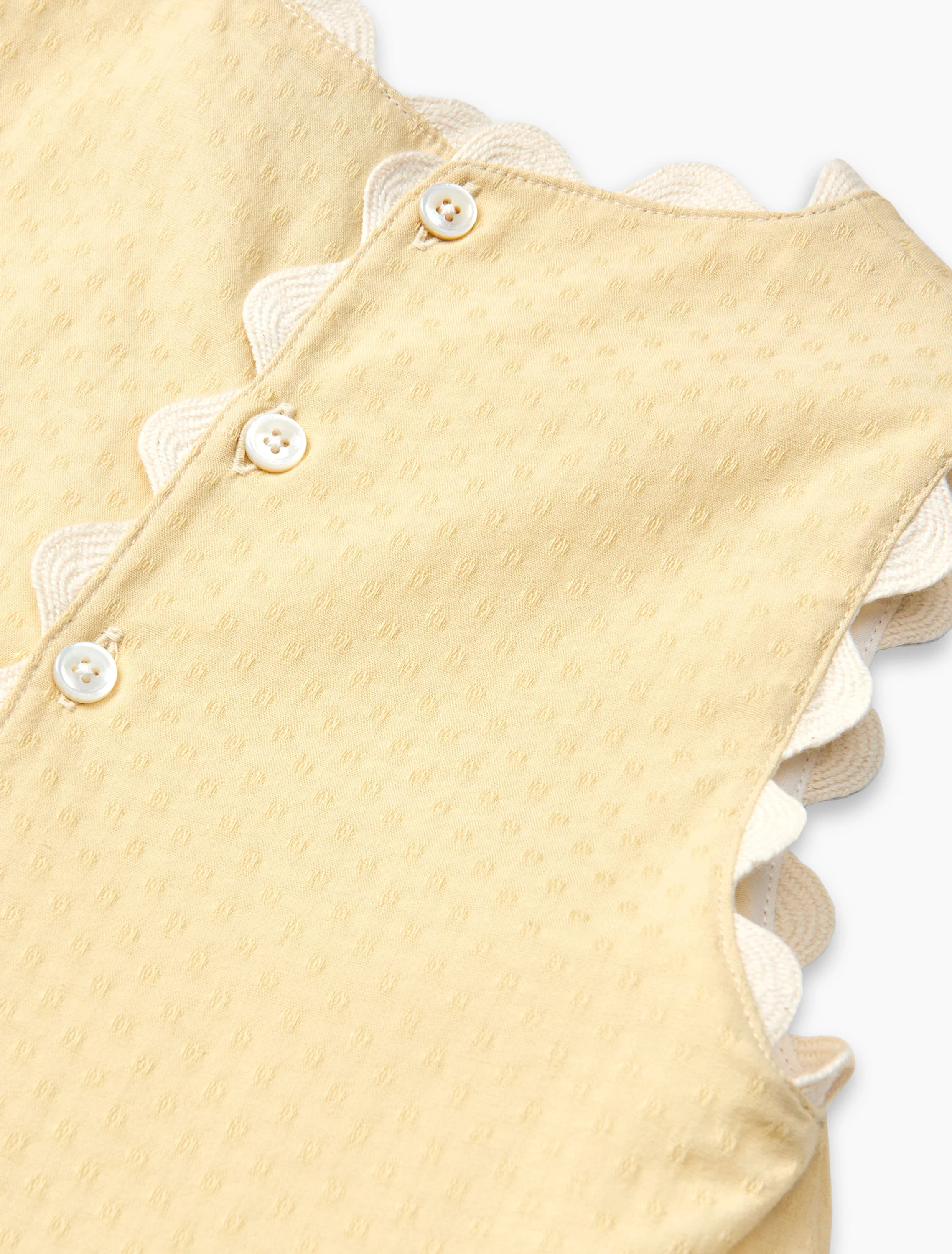 Deco Top+Shorts Set in Pale Yellow - Image 7