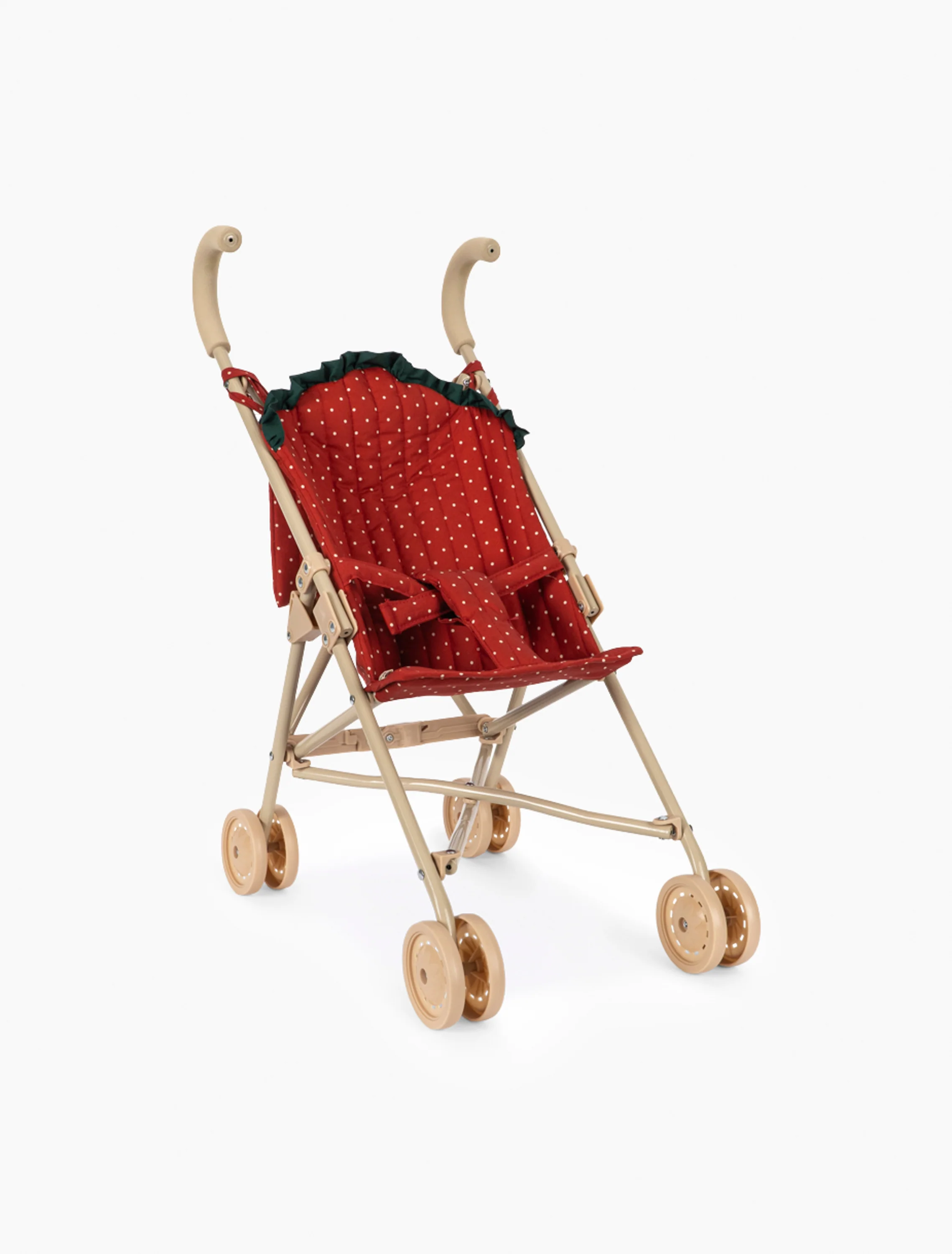 Doll Stroller in Fraise Dot