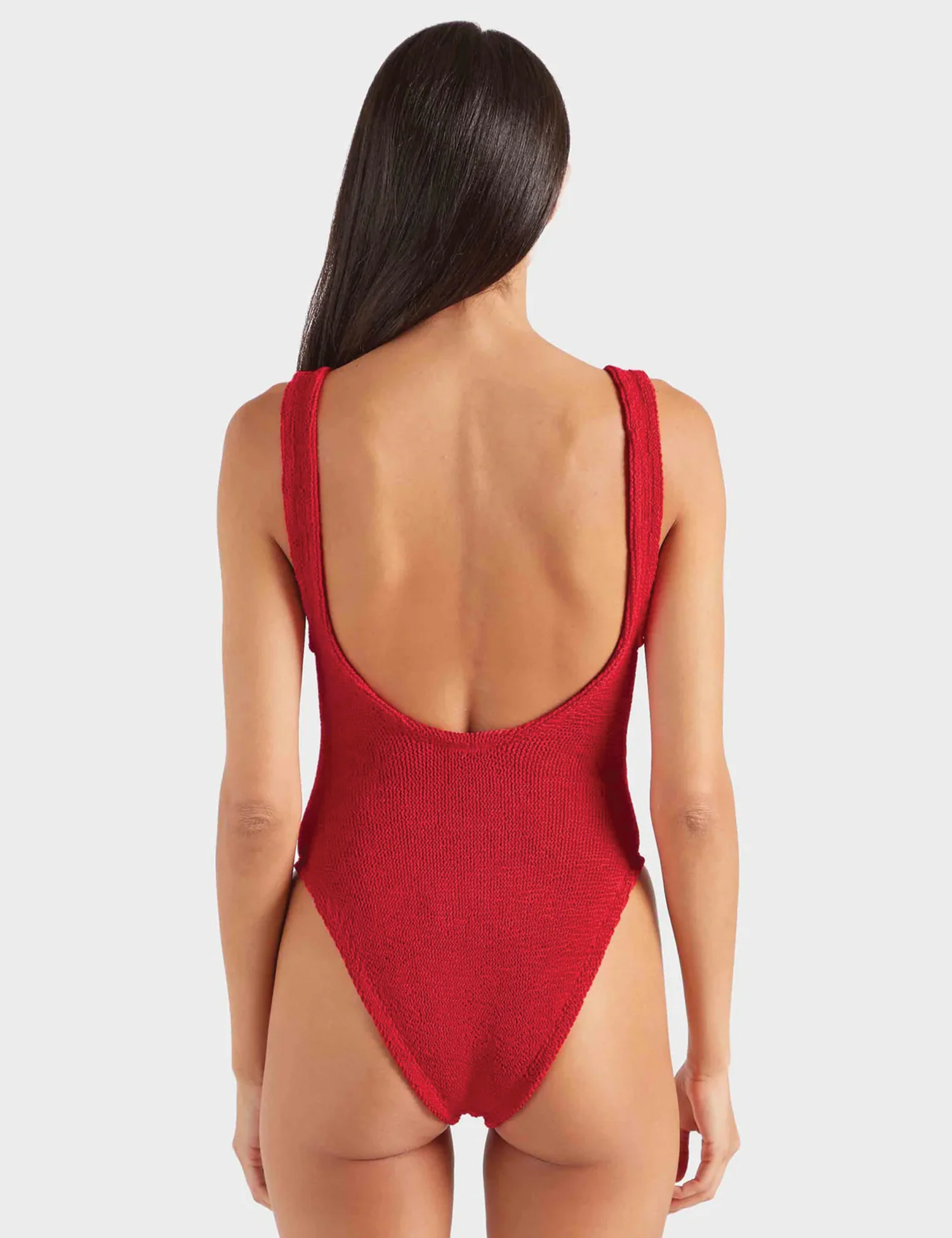 Women's Domino One-Piece Swimsuit in Red - Image 3