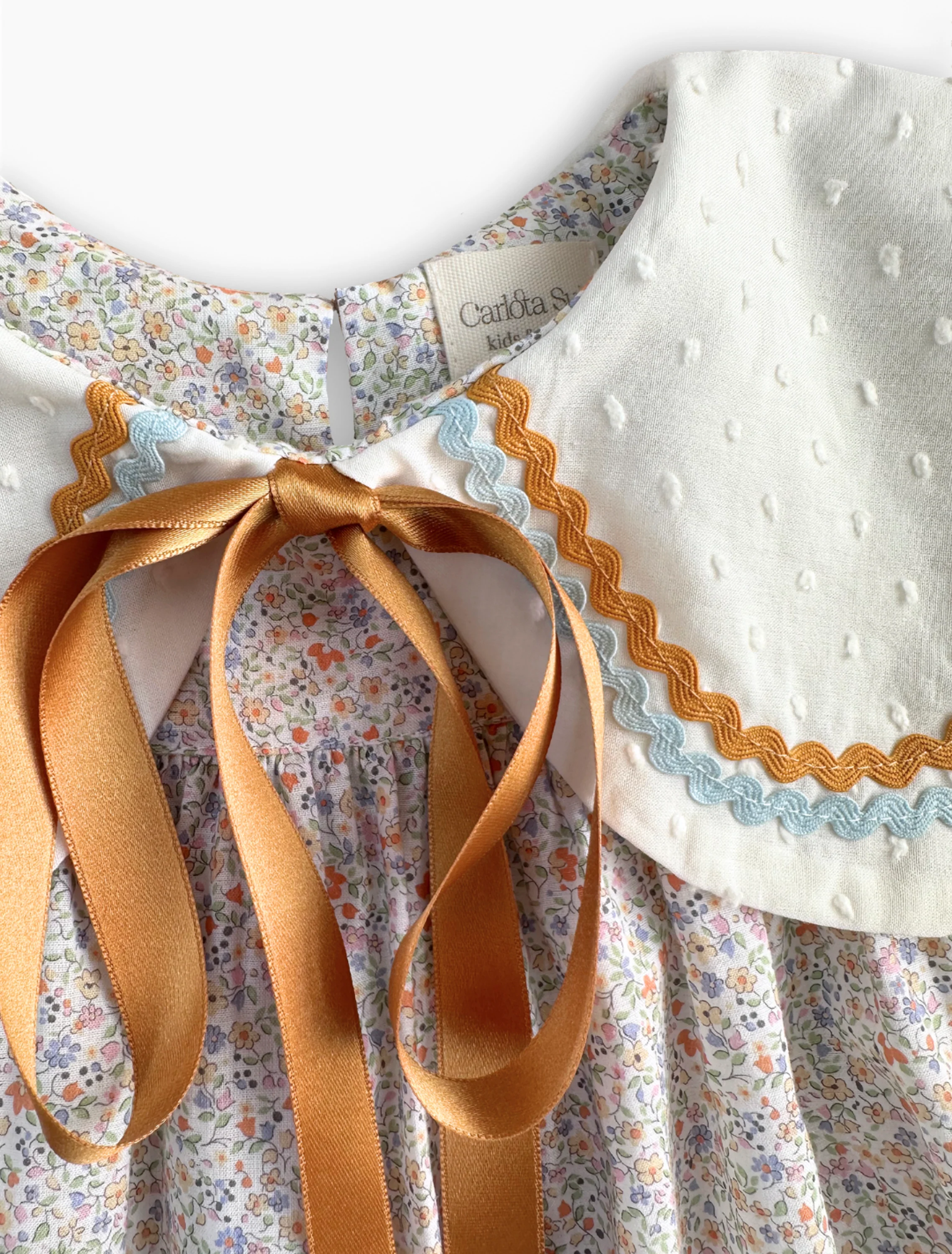 Edelweiss Dress in Multicolored Floral - Image 3