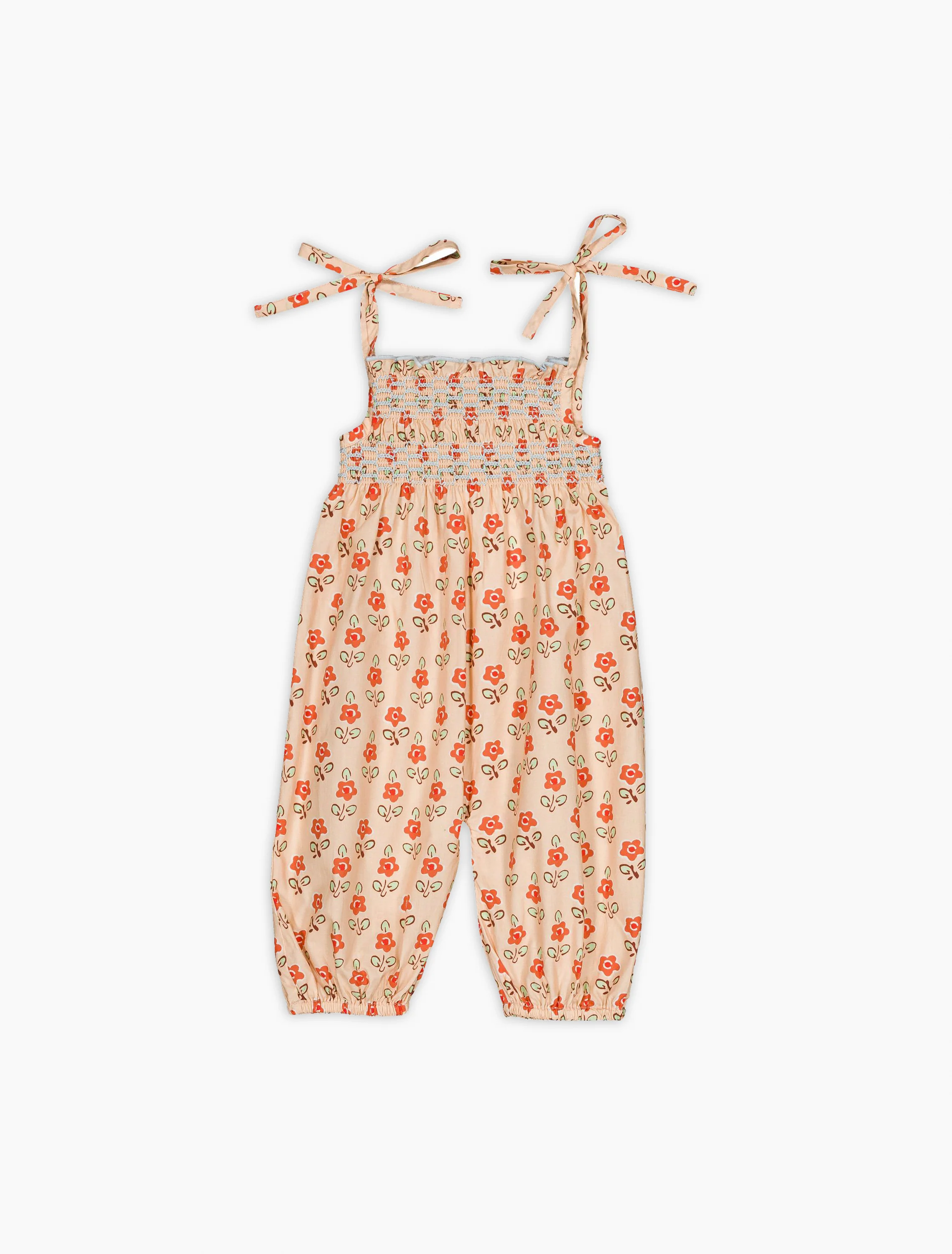 Elisette Romper in Sablet Apricot