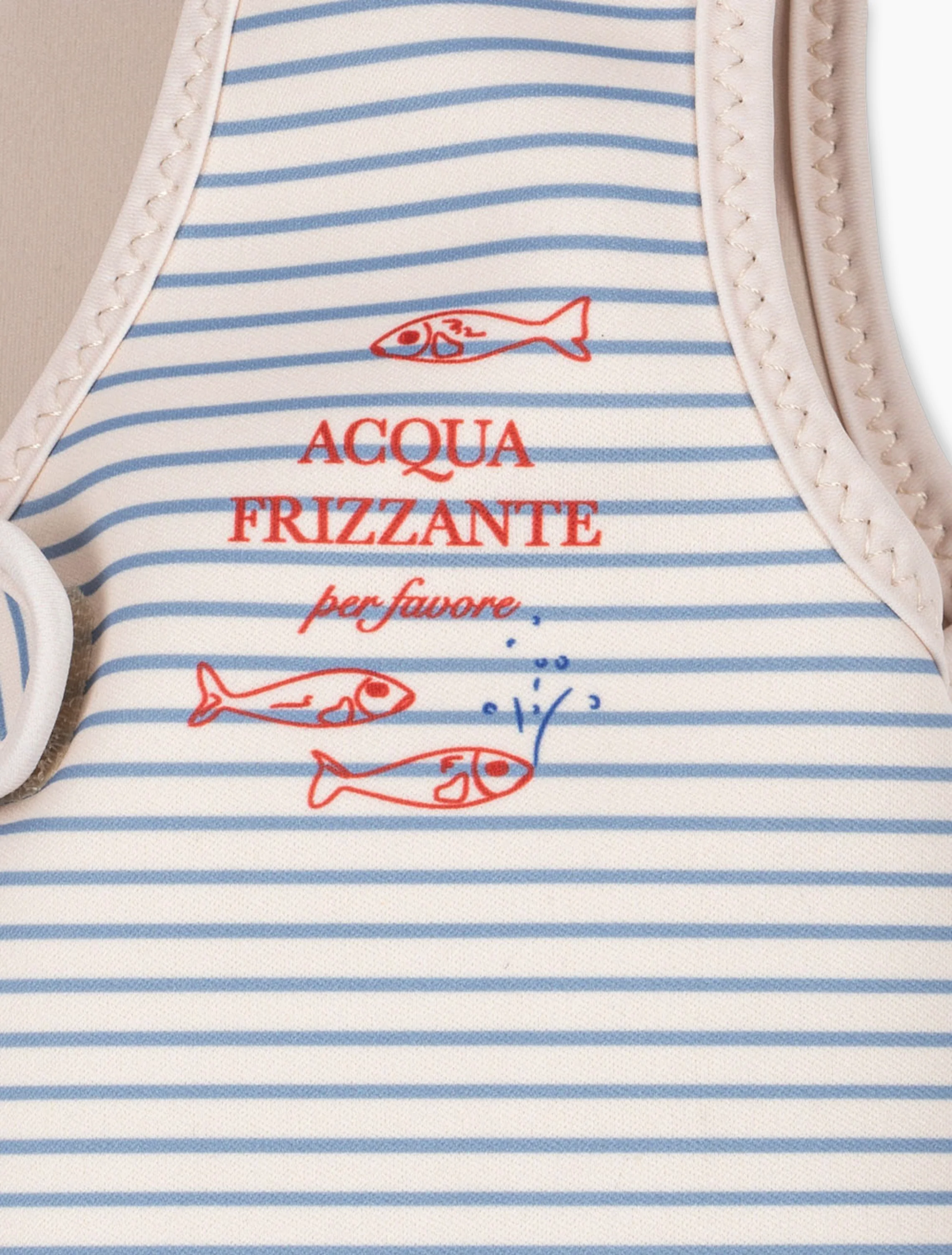 Ellis Swim Vest in Stripe Bluie - Image 4