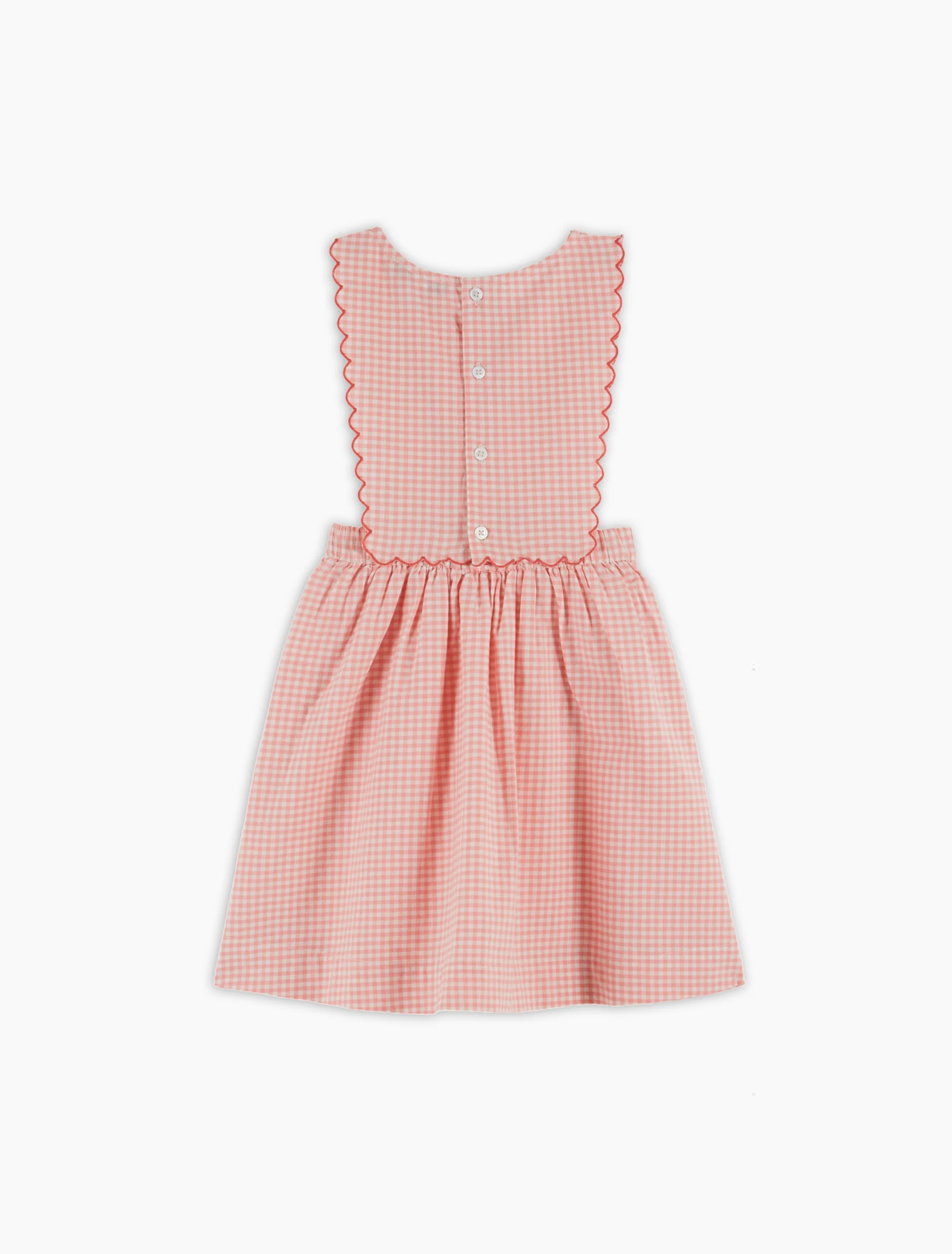Embroidered Cherry Apron Dress in Vivi - Image 5