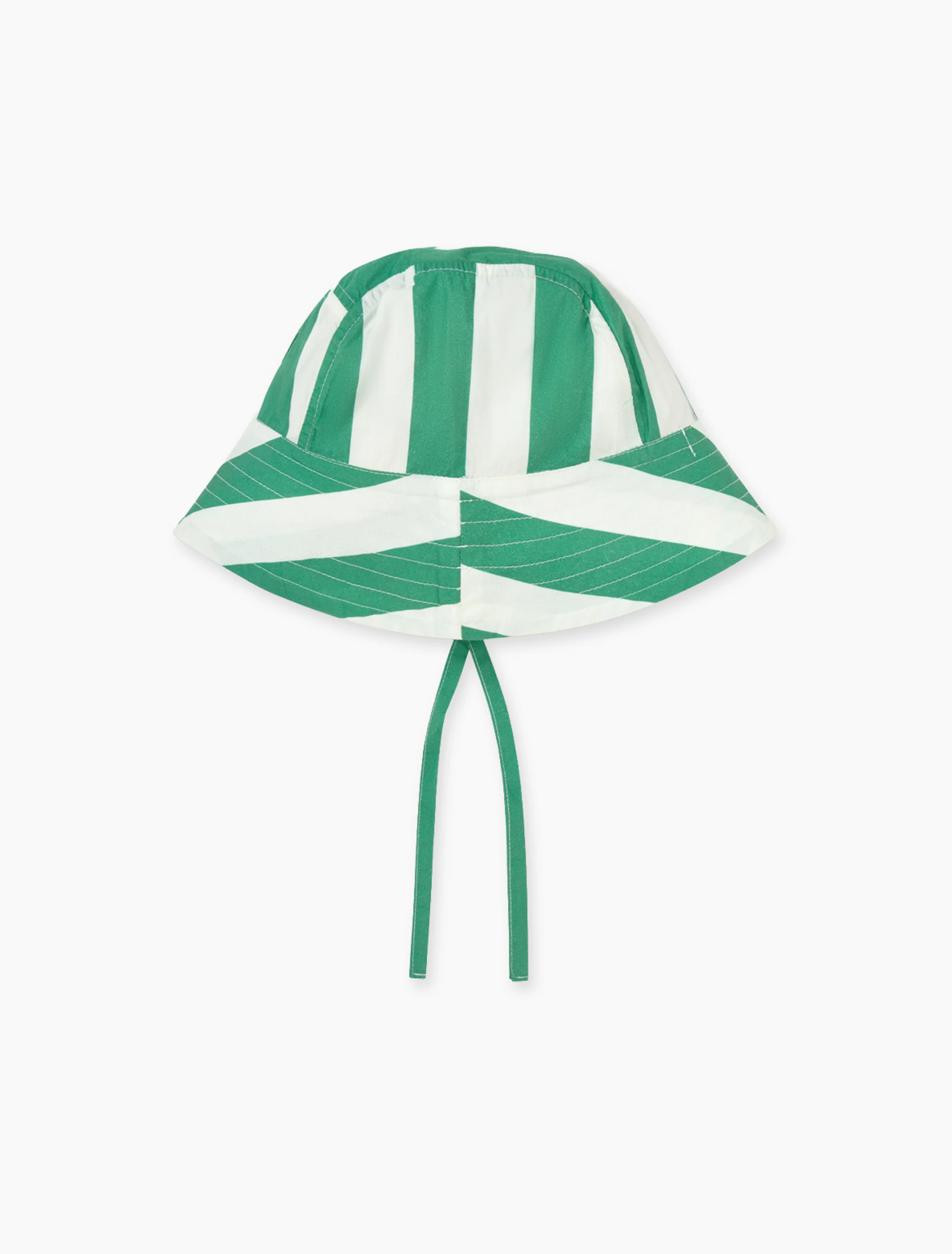 Emerald Stripes Bucket Hat in Emerald - Image 3