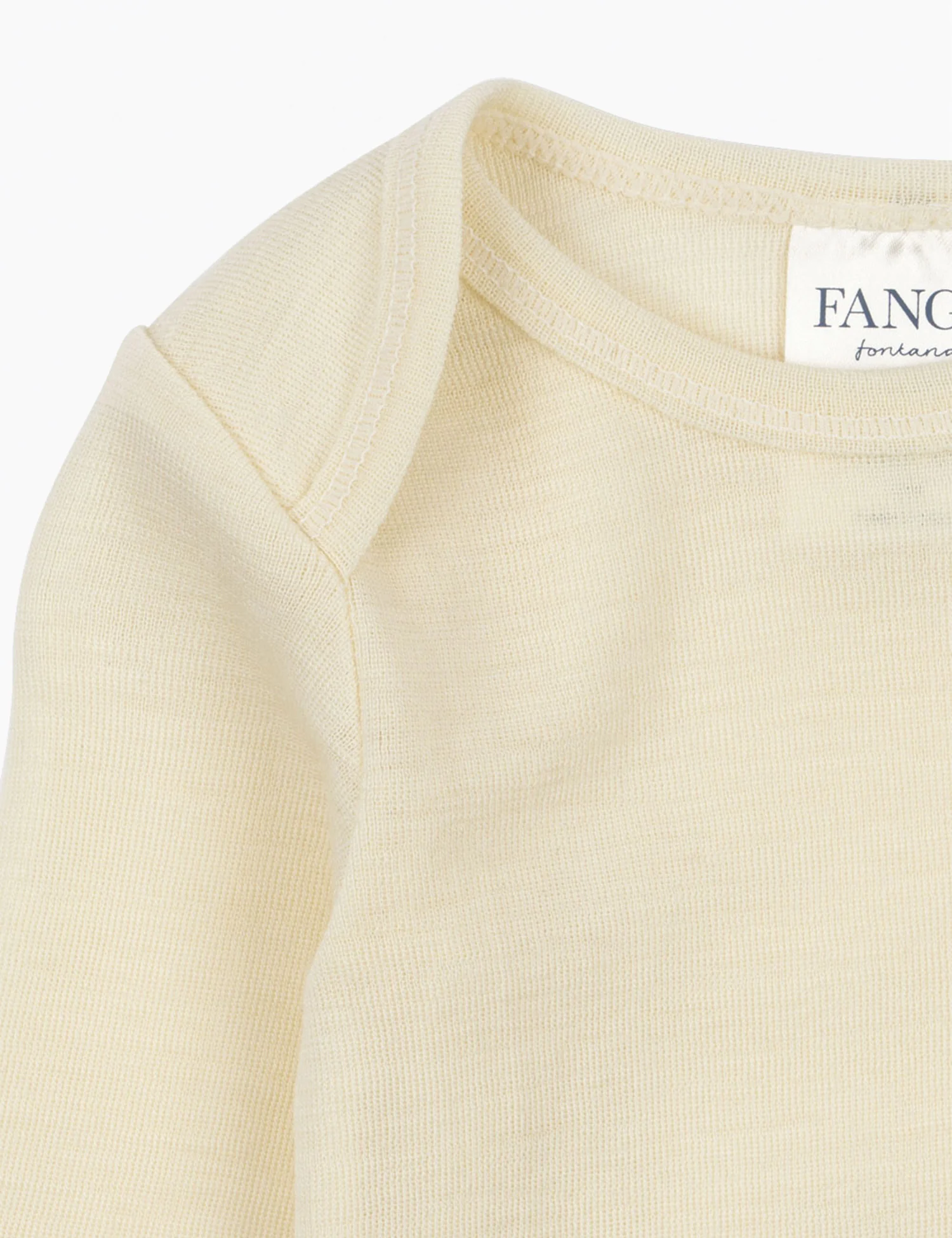 Erba Wool Onesie in Beige Melange - Image 3