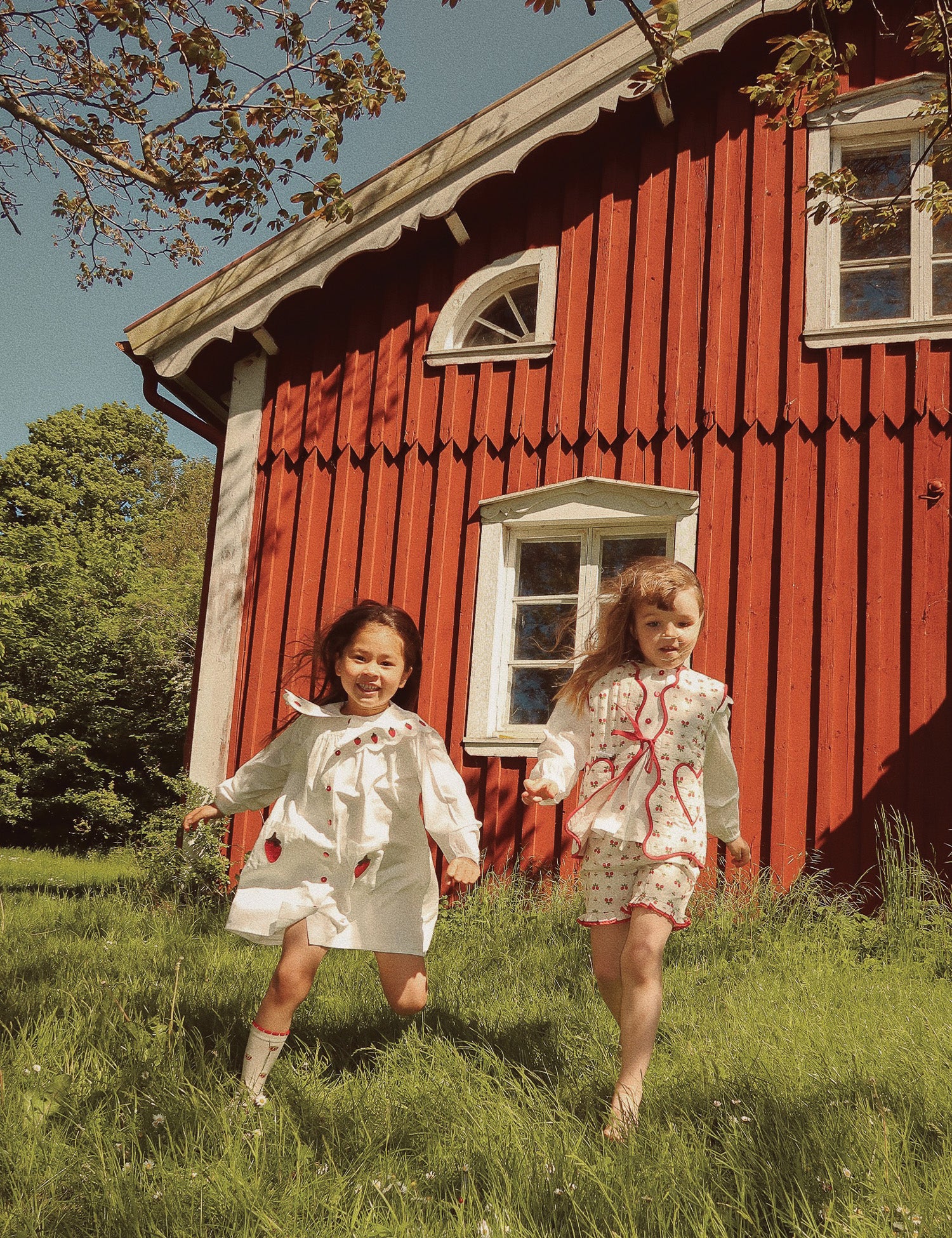 Evelyn LS Dress in Bright White Berry - Image 4