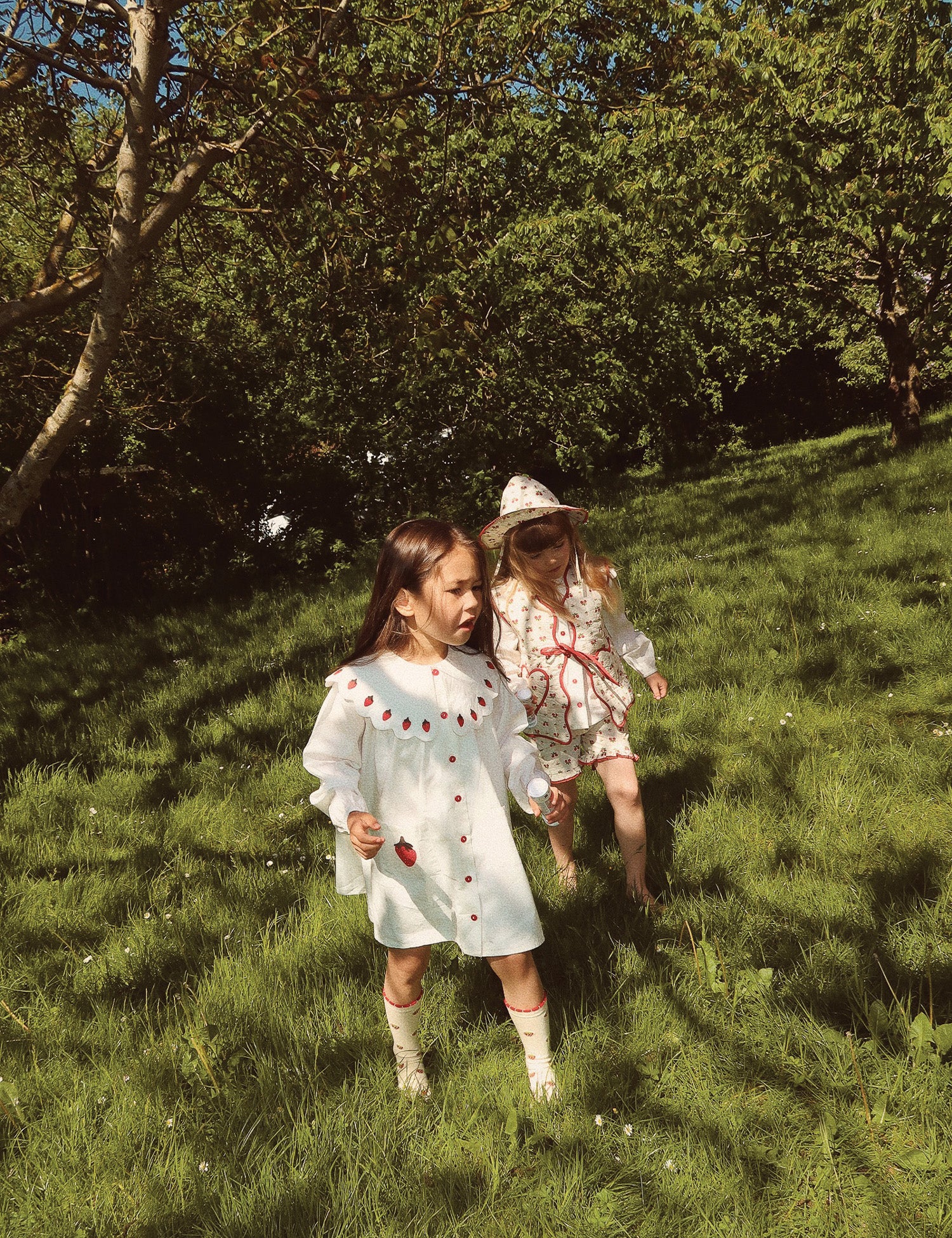 Evelyn LS Dress in Bright White Berry - Image 5