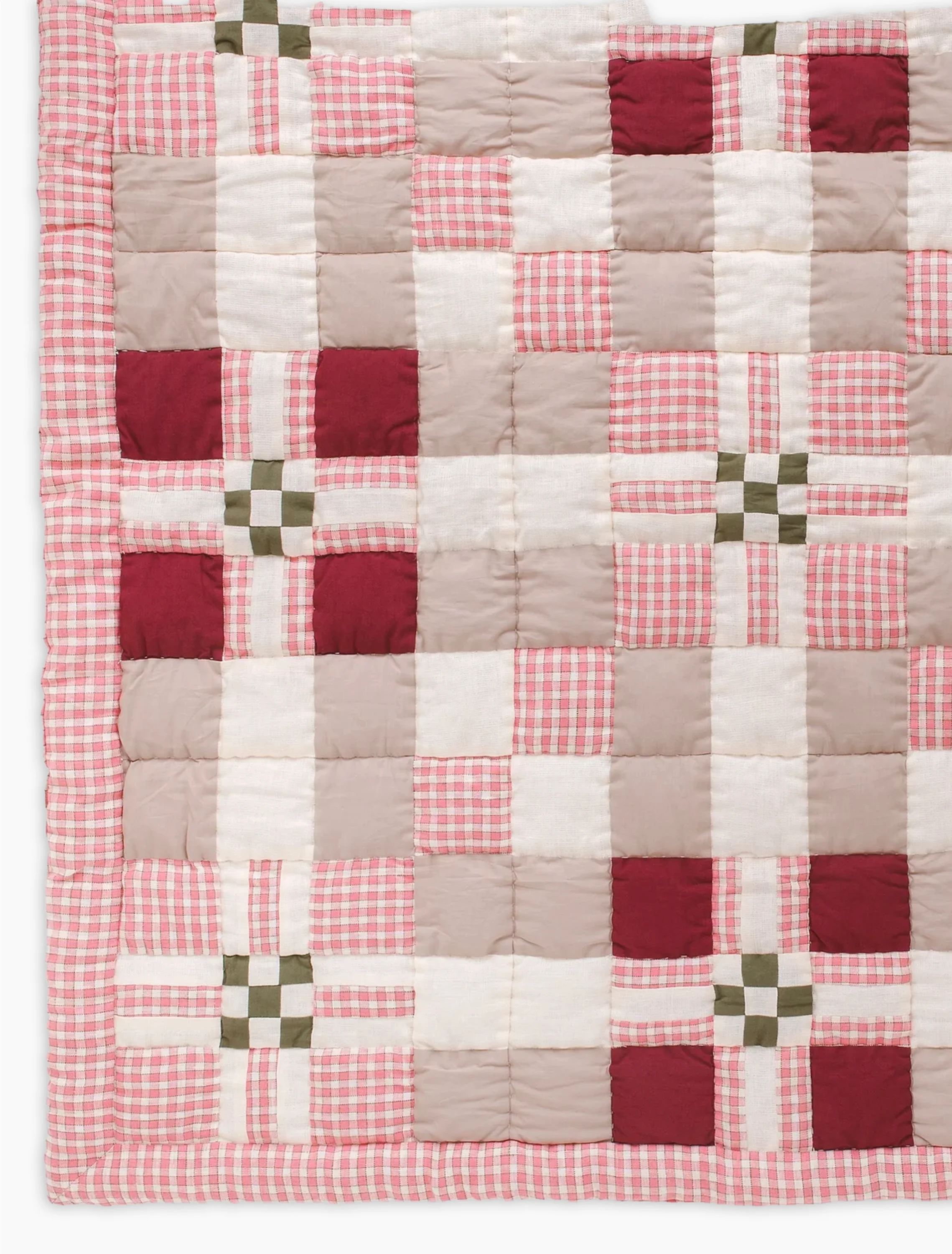 Ffion Baby Quilt in Peony - Image 3