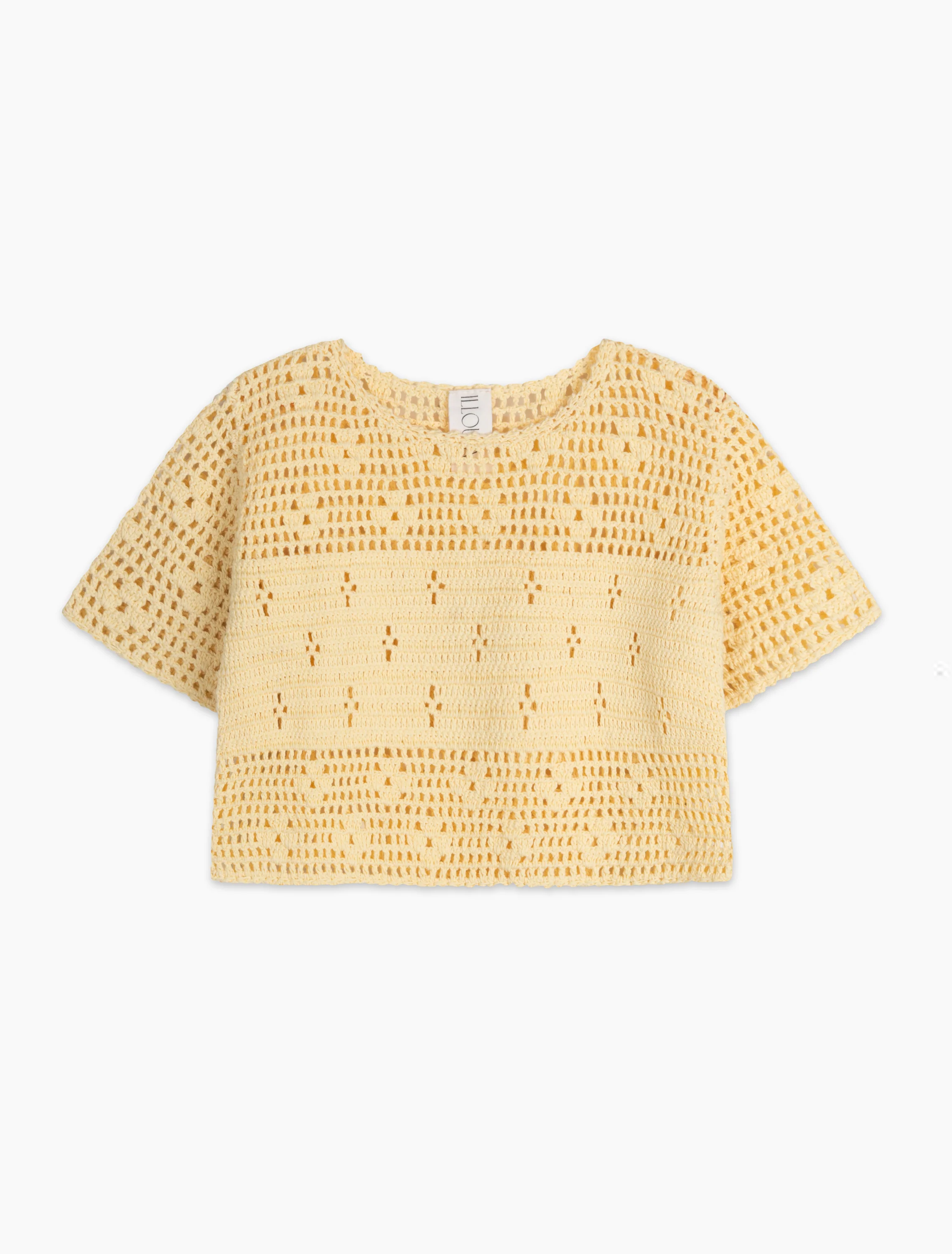 Filet Crochet Set in Butter - Image 8