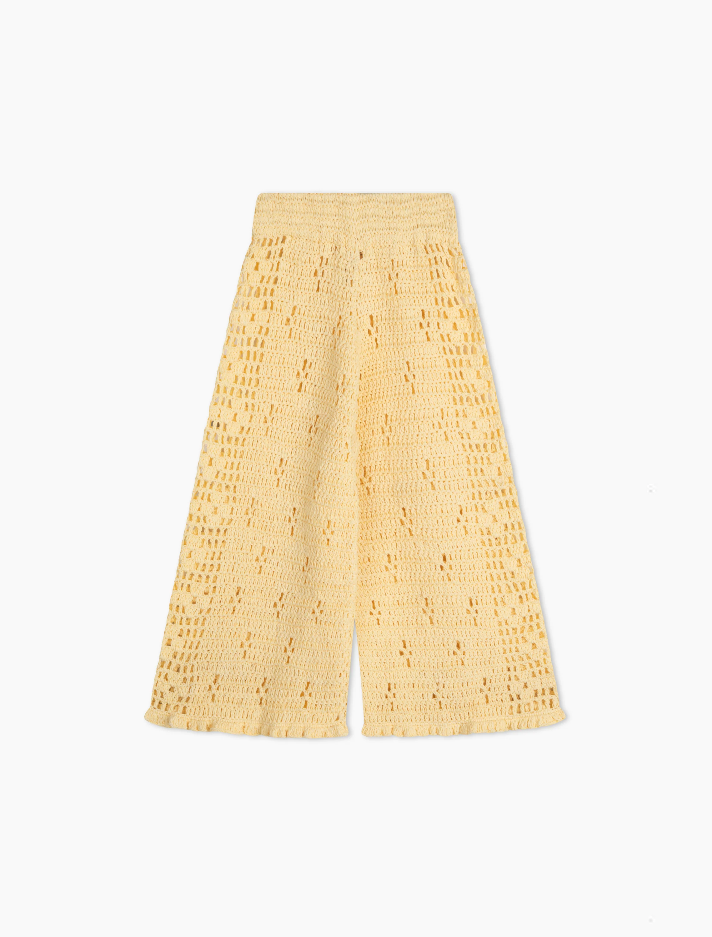 Filet Crochet Set in Butter - Image 9