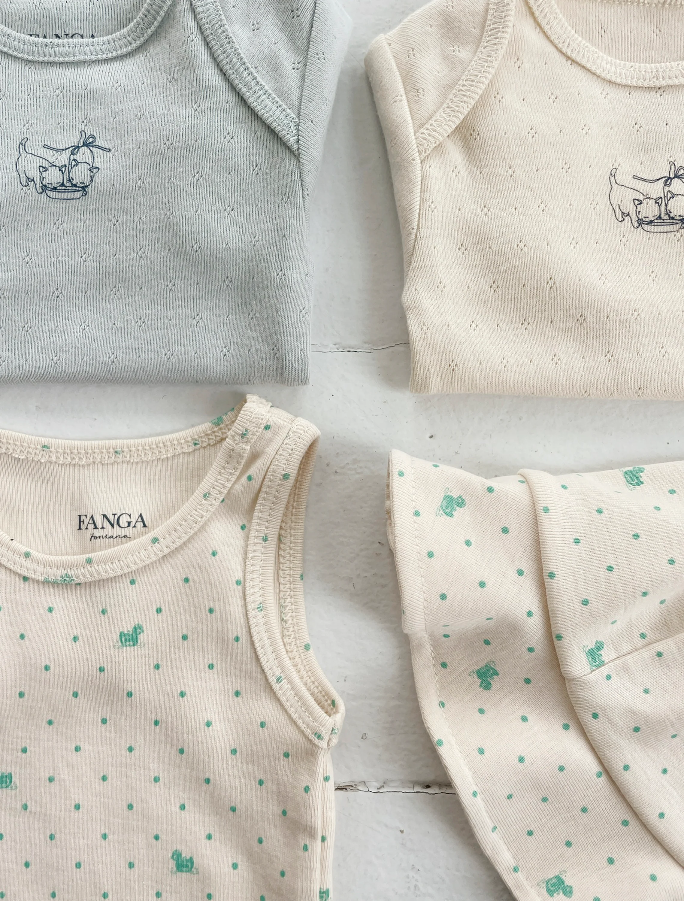 Fio 2 Pack SL Bodysuit in Lago Verde/Buttercream - Image 4