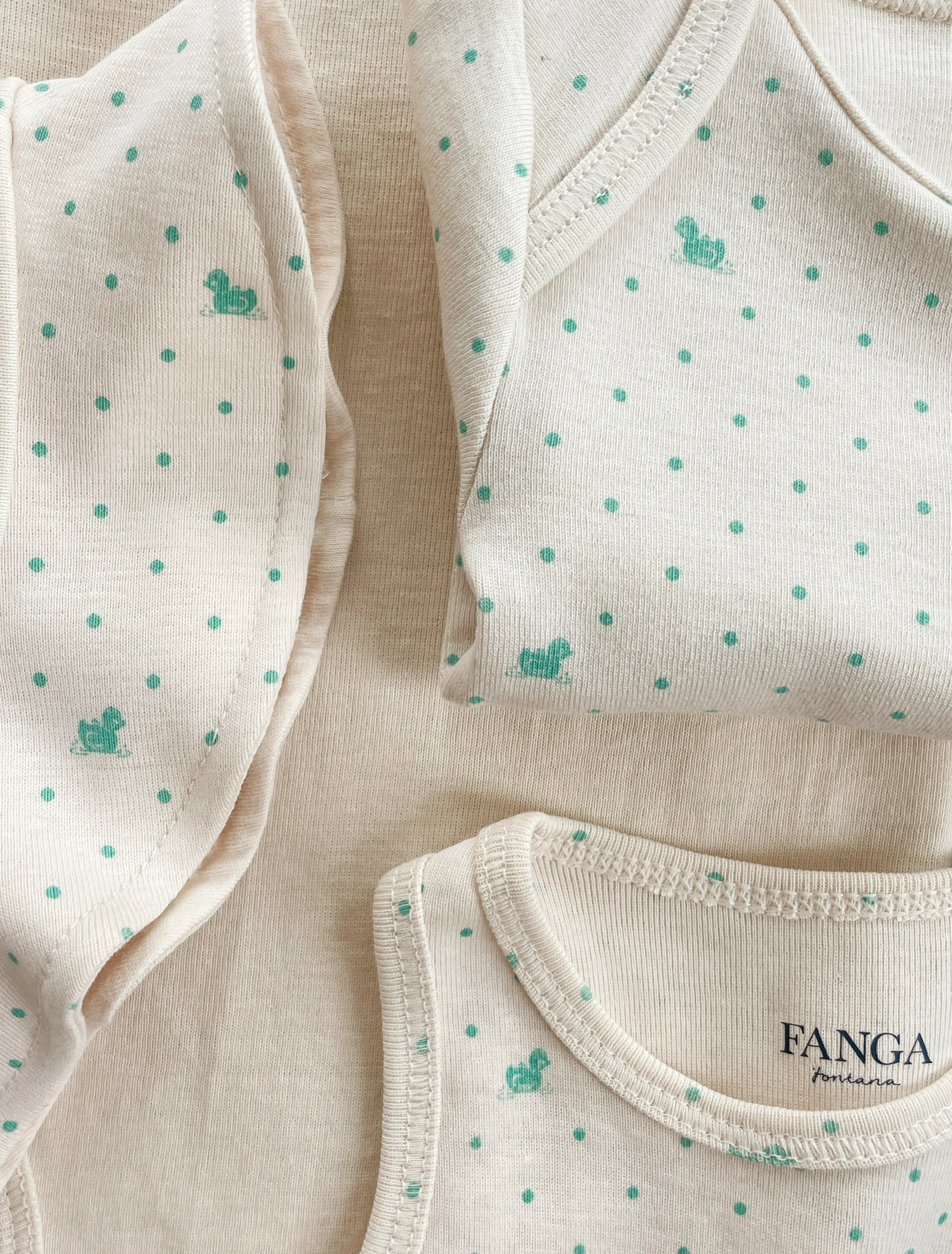 Fio 2 Pack SL Bodysuit in Lago Verde/Buttercream - Image 5
