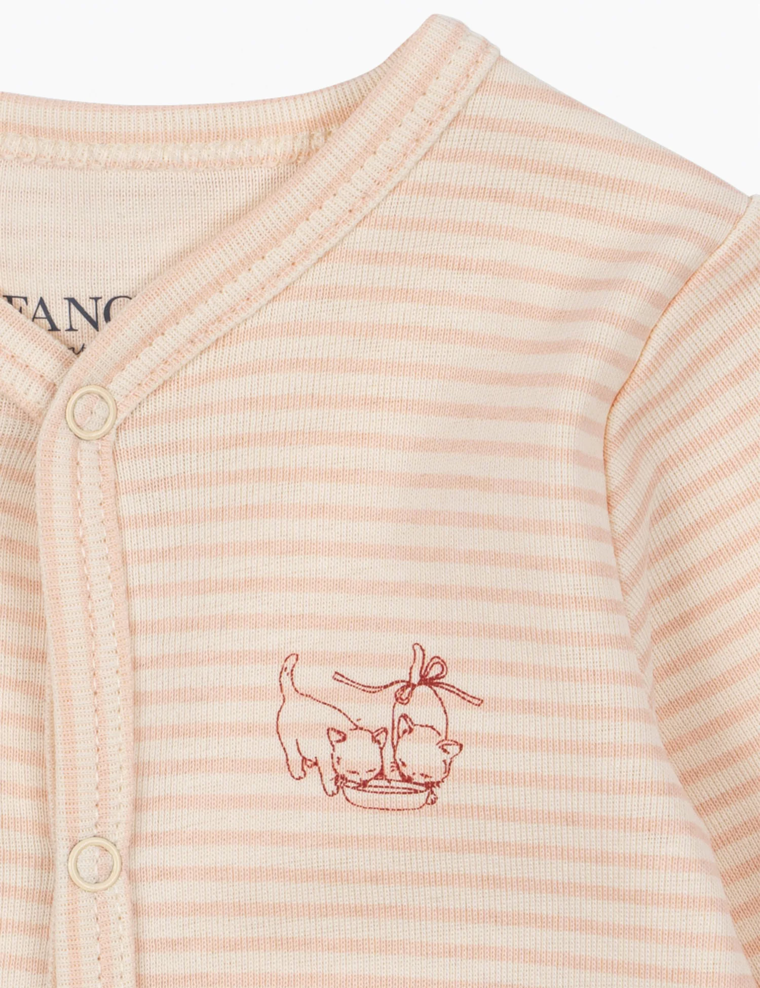 Fio Romper in Tea Stripe Cameo - Image 4
