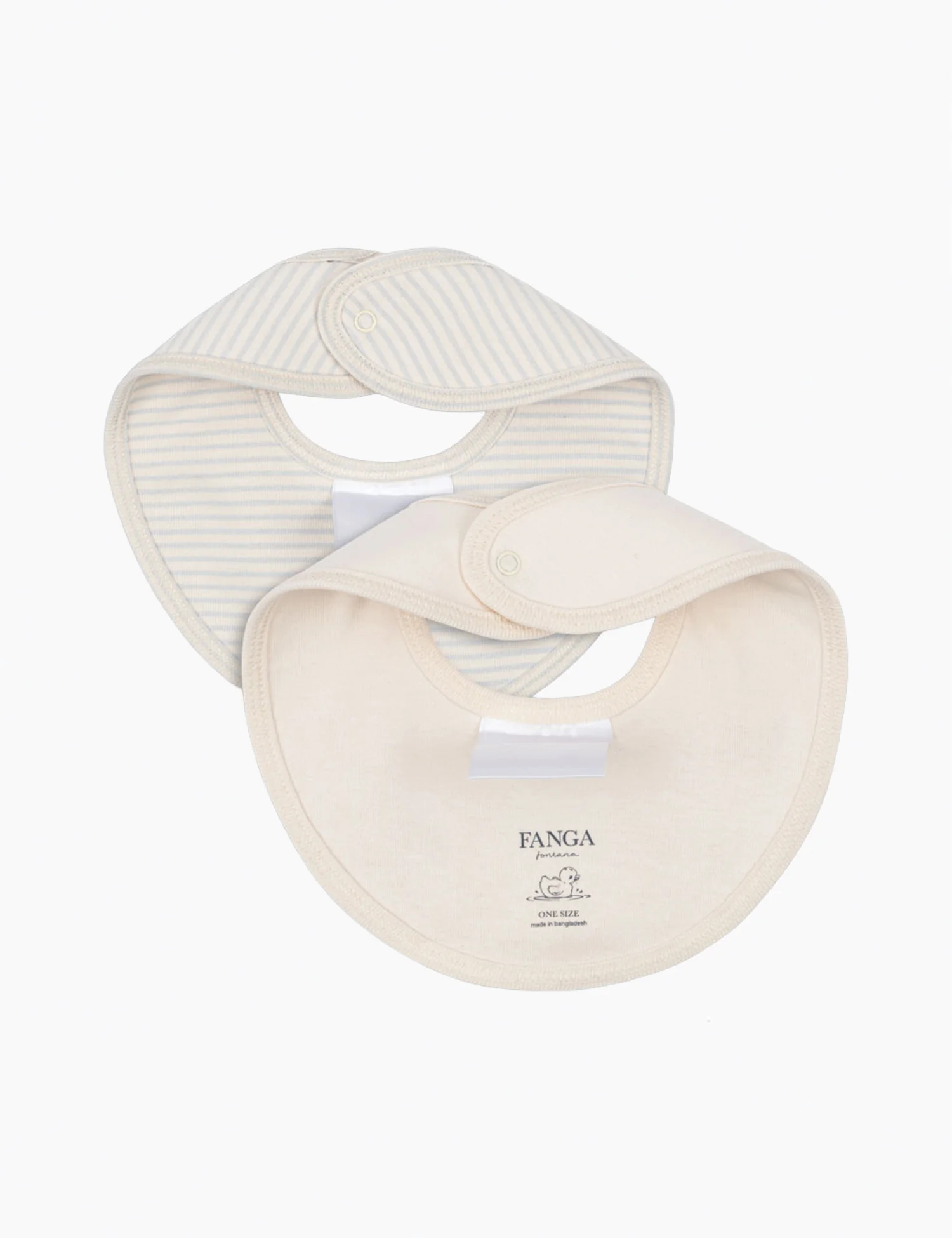 Fio Stripe 2 Pack Bibs in Blue Mix - Image 3