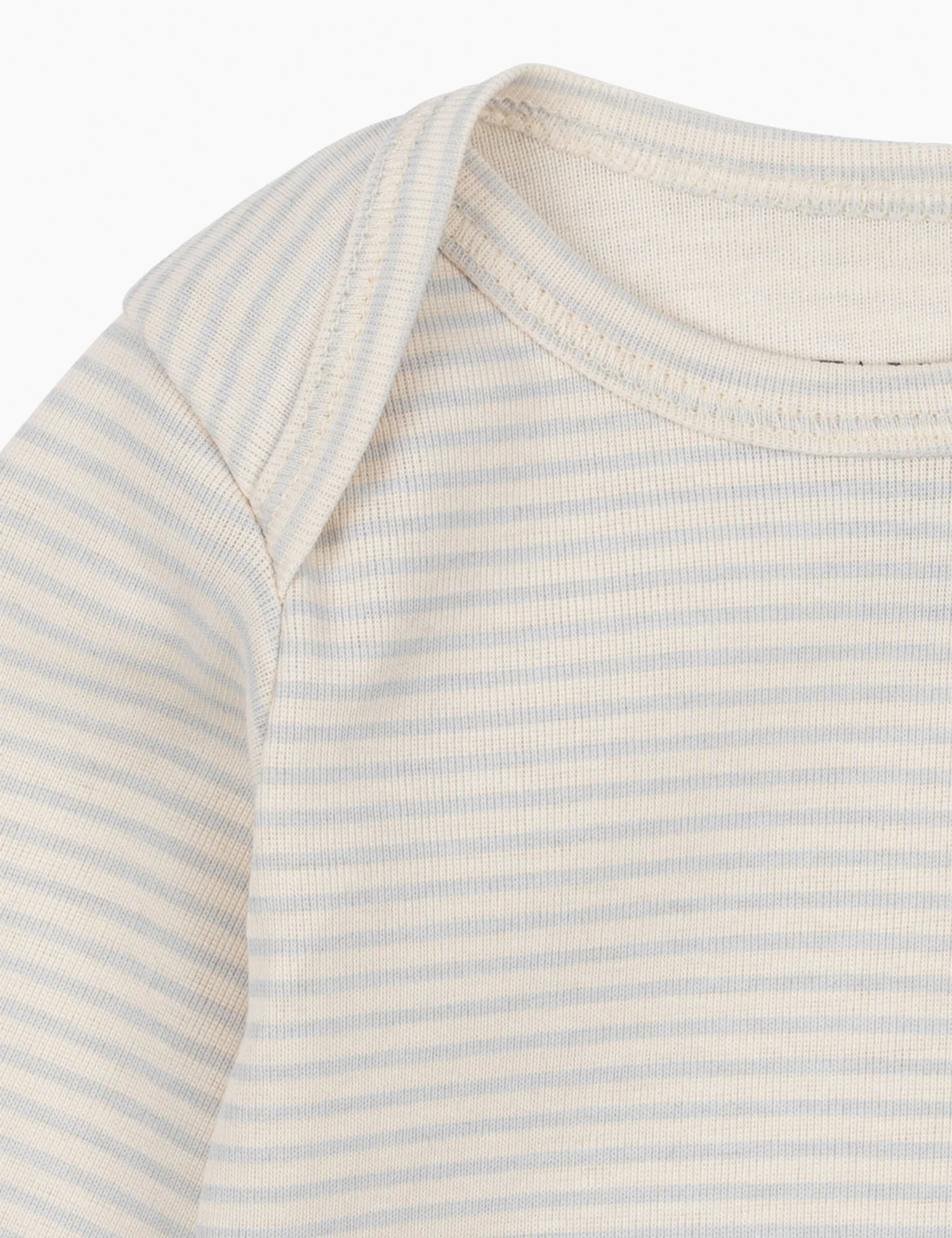 Fio Stripe Bodysuit in Tea Stripe Gray Dawn - Image 4