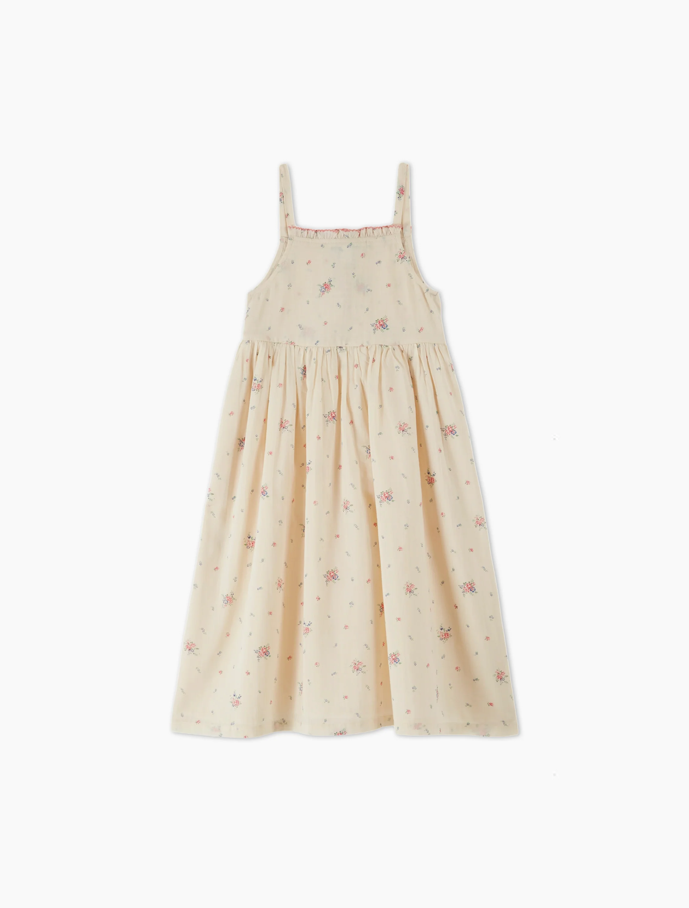 Floral Knotted Long Dress in Paquerette - Image 6