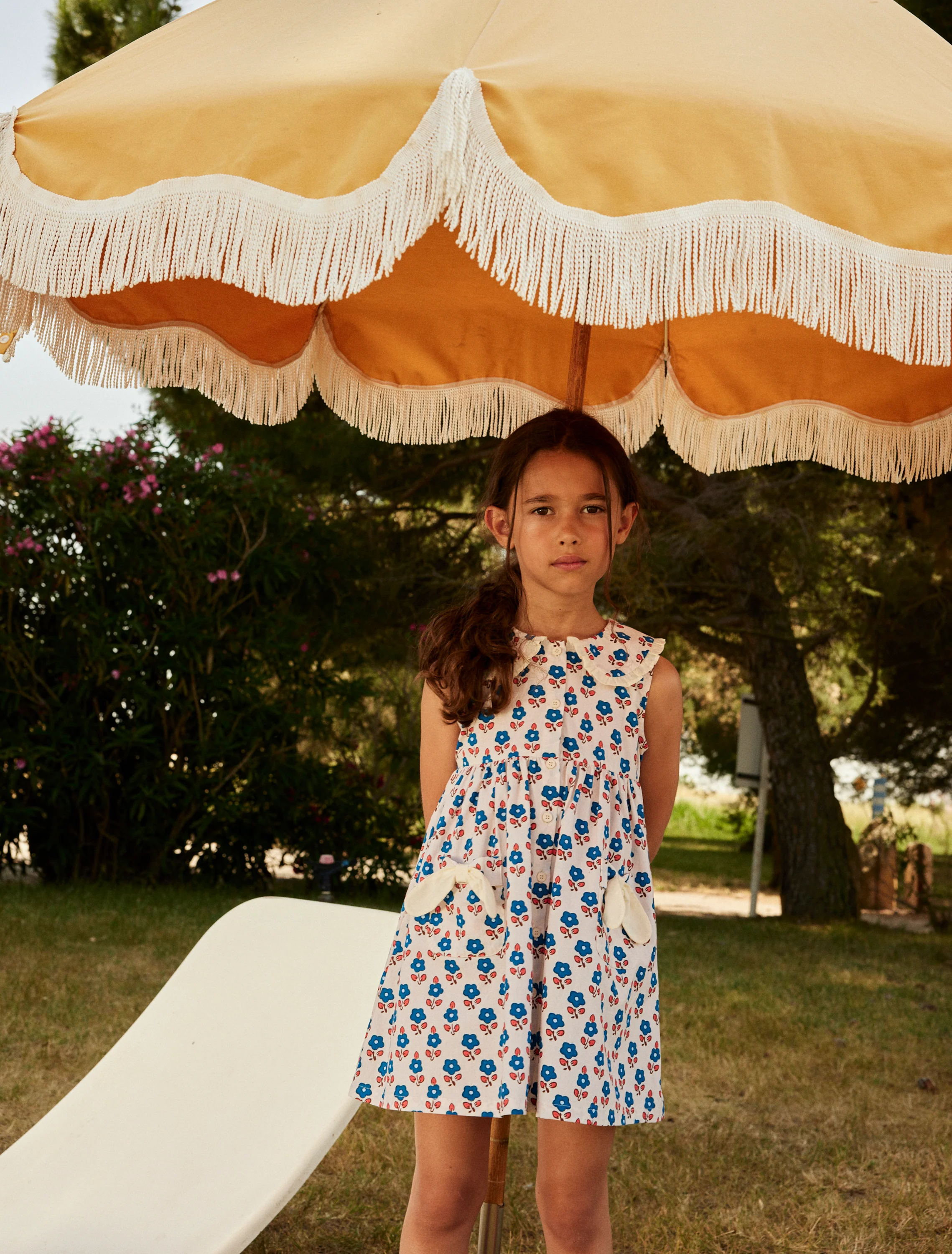 Françoise Dress in Sablet Blue - Image 3