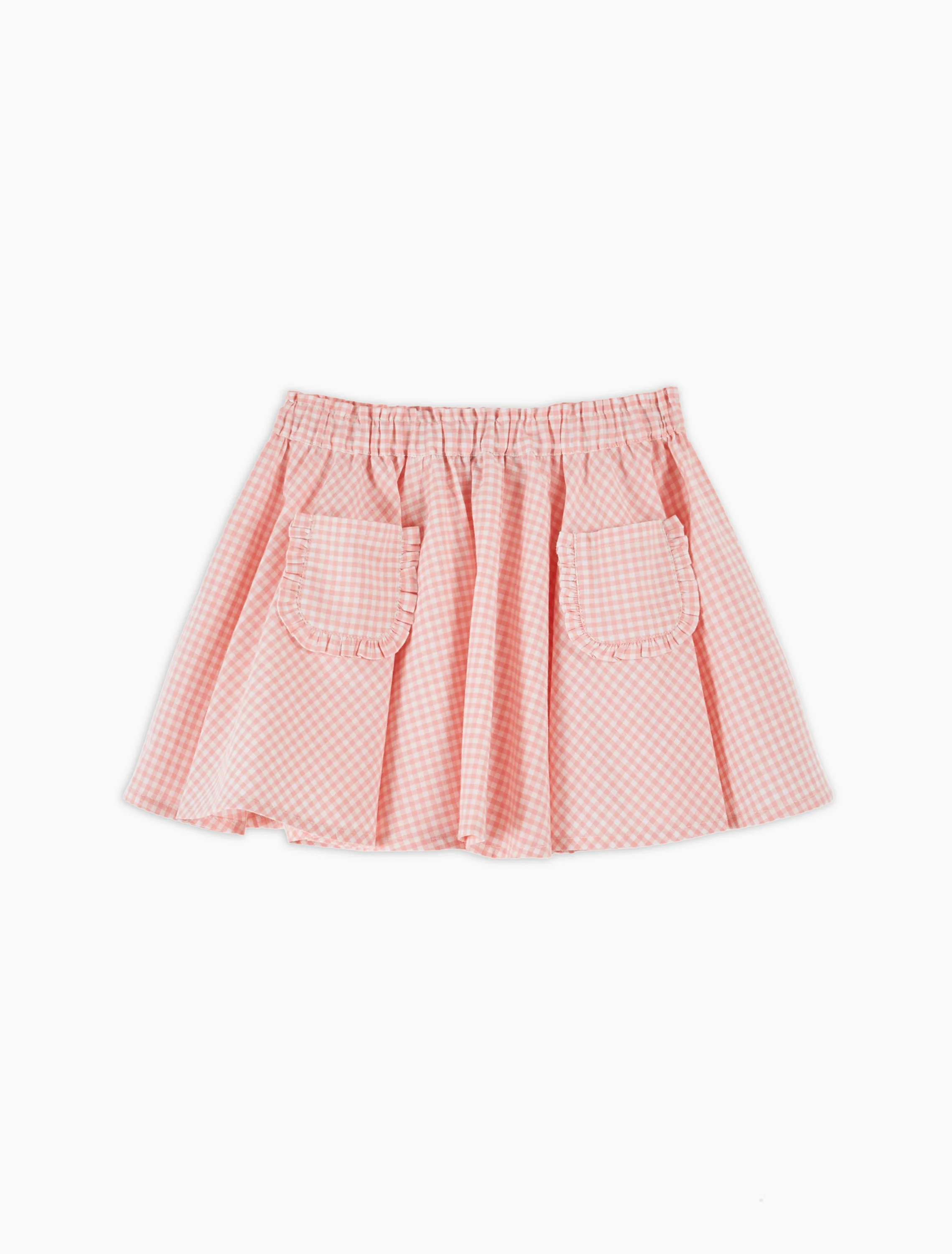 Gingham Skirt in Vivi