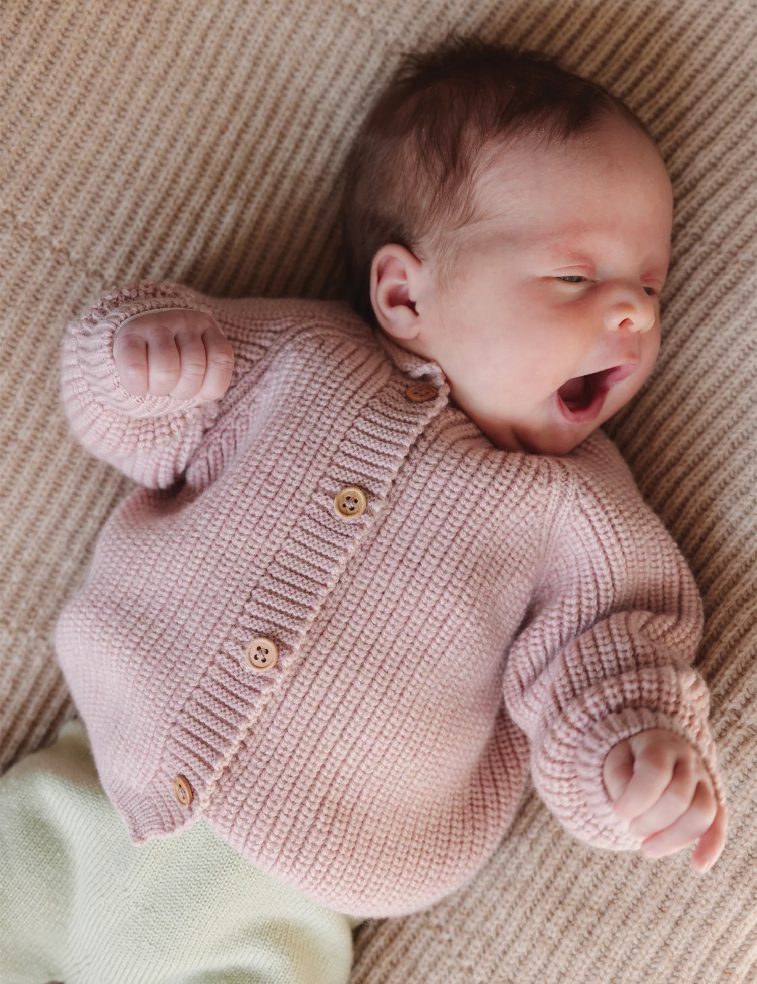 Inga Cardigan in Powder - Image 3