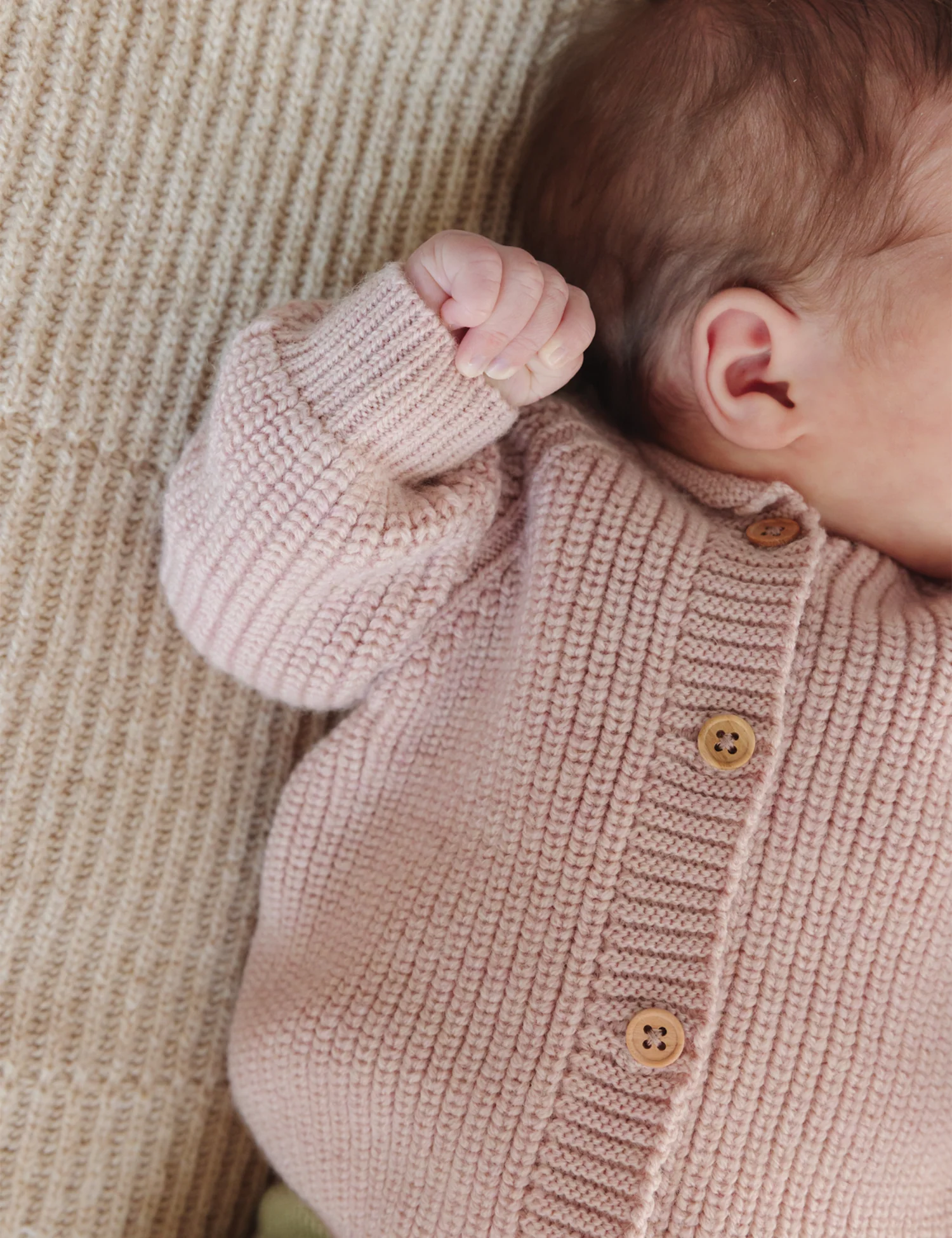 Inga Cardigan in Powder - Image 4