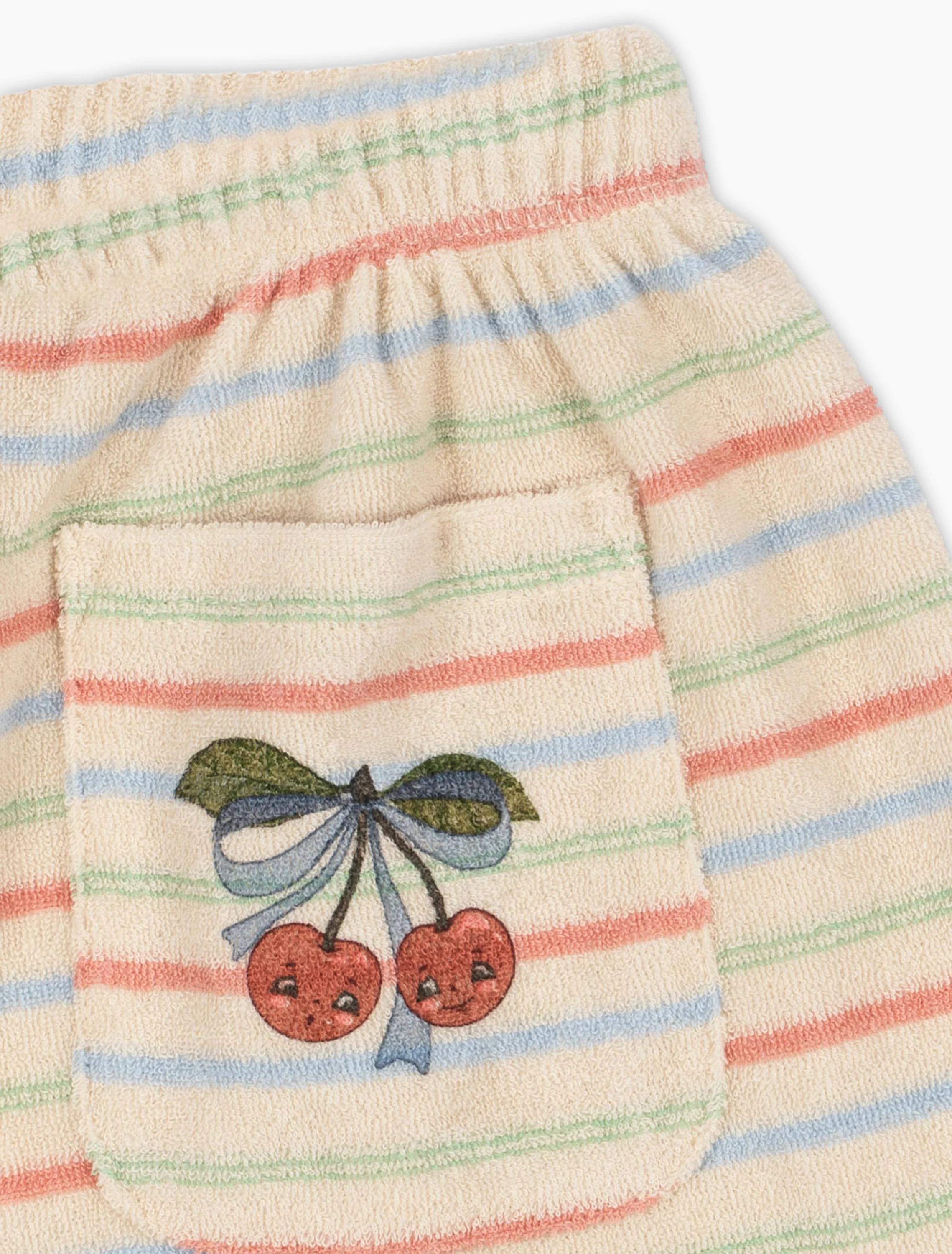 Itty Rib Sweatpants in Confetti Stripe - Image 3