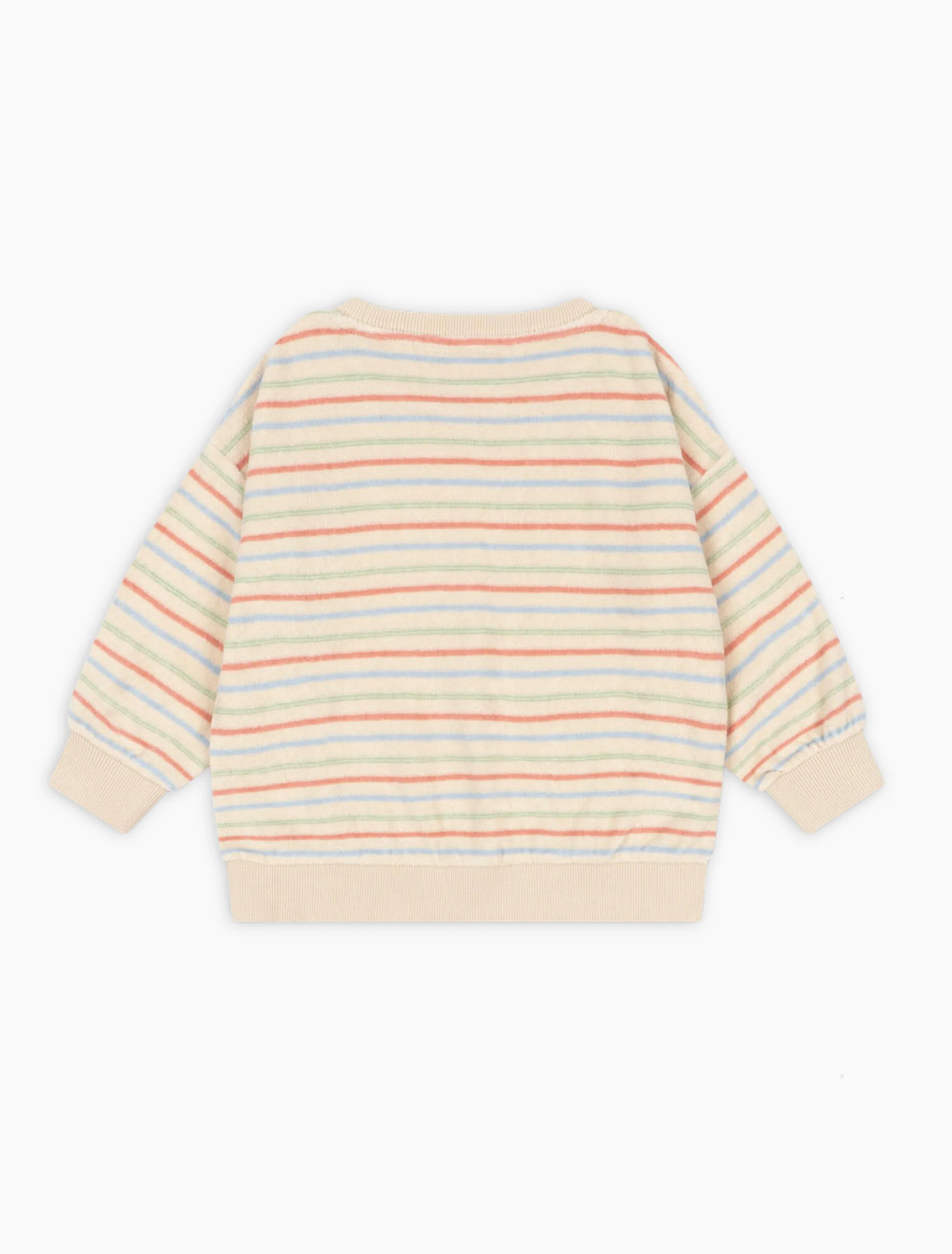 Itty Rib Sweatshirt in Confetti Stripe - Image 4