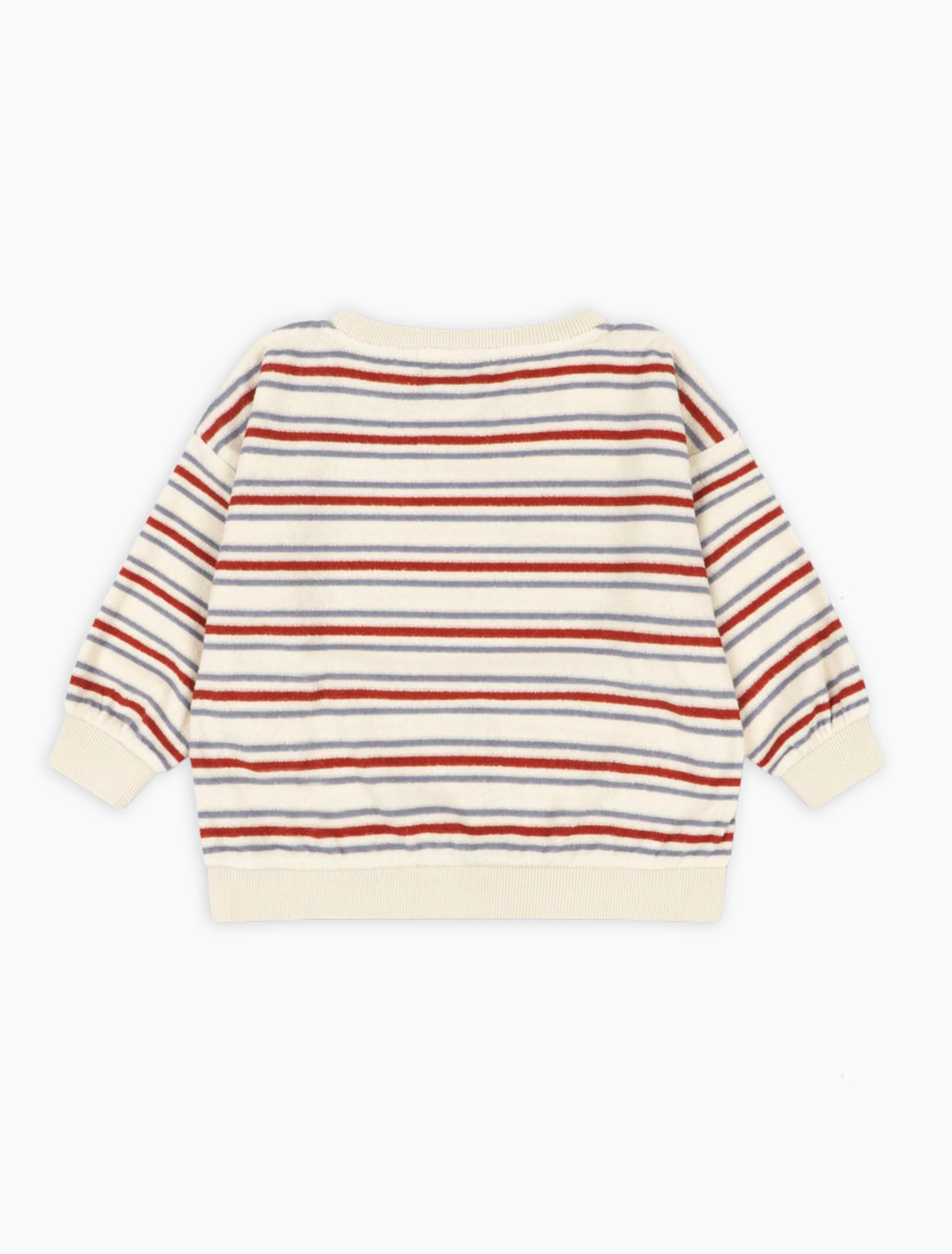 Itty Rib Sweatshirt in Wind Stripe - Image 3