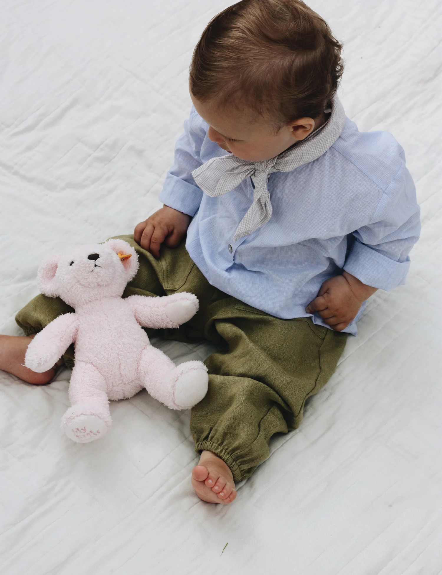 Jaipur Baby Shirt in Saltwater - Image 3