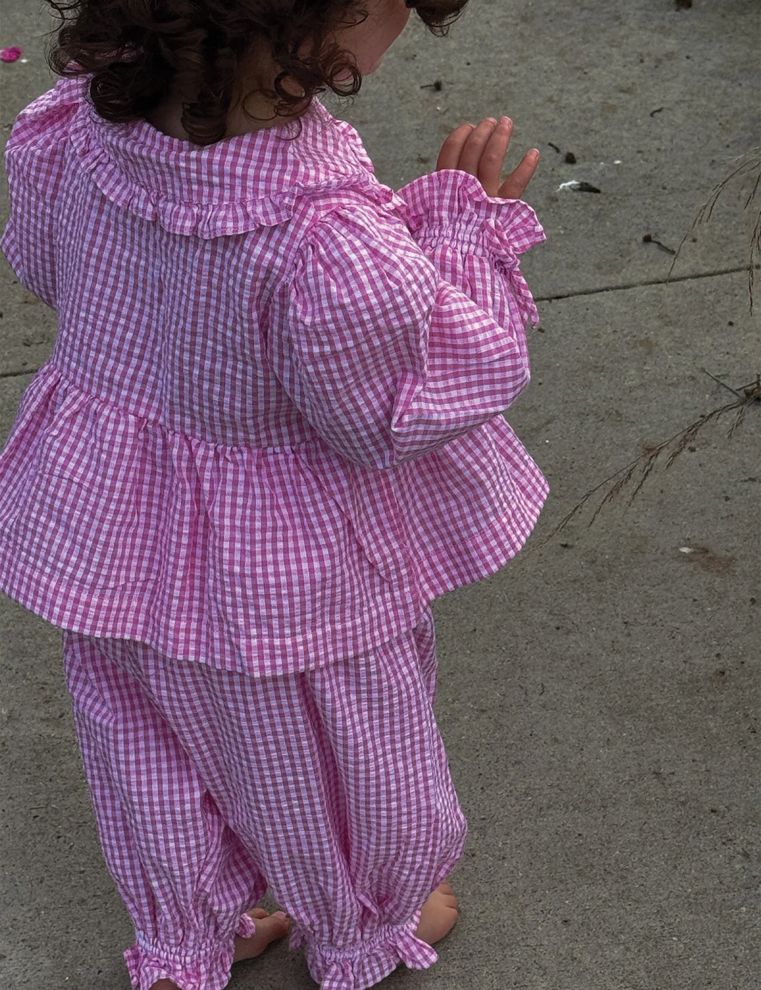 Jeanie Set in Pink Gingham - Image 3