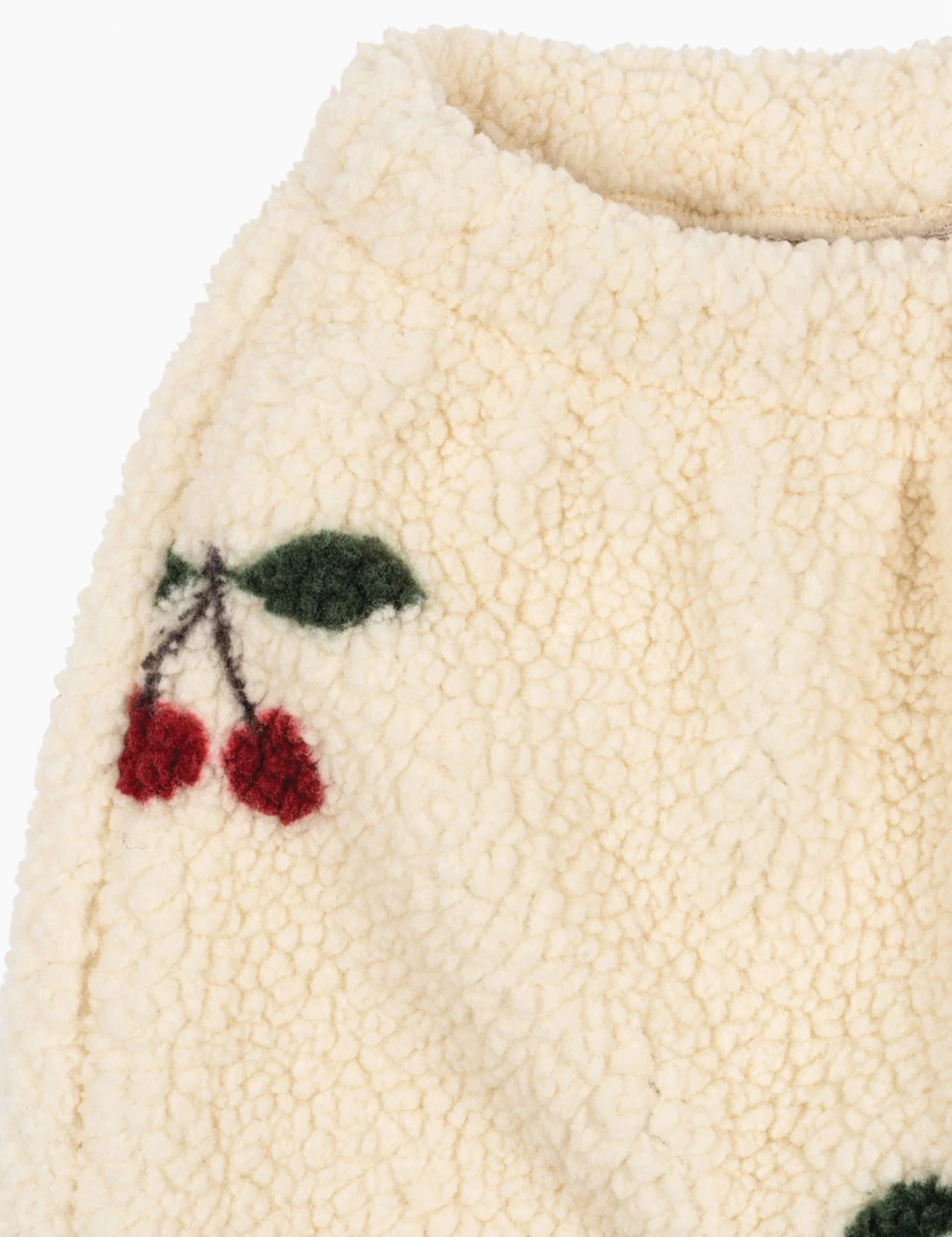 Jody Fleece Pants in Cherry - Image 4