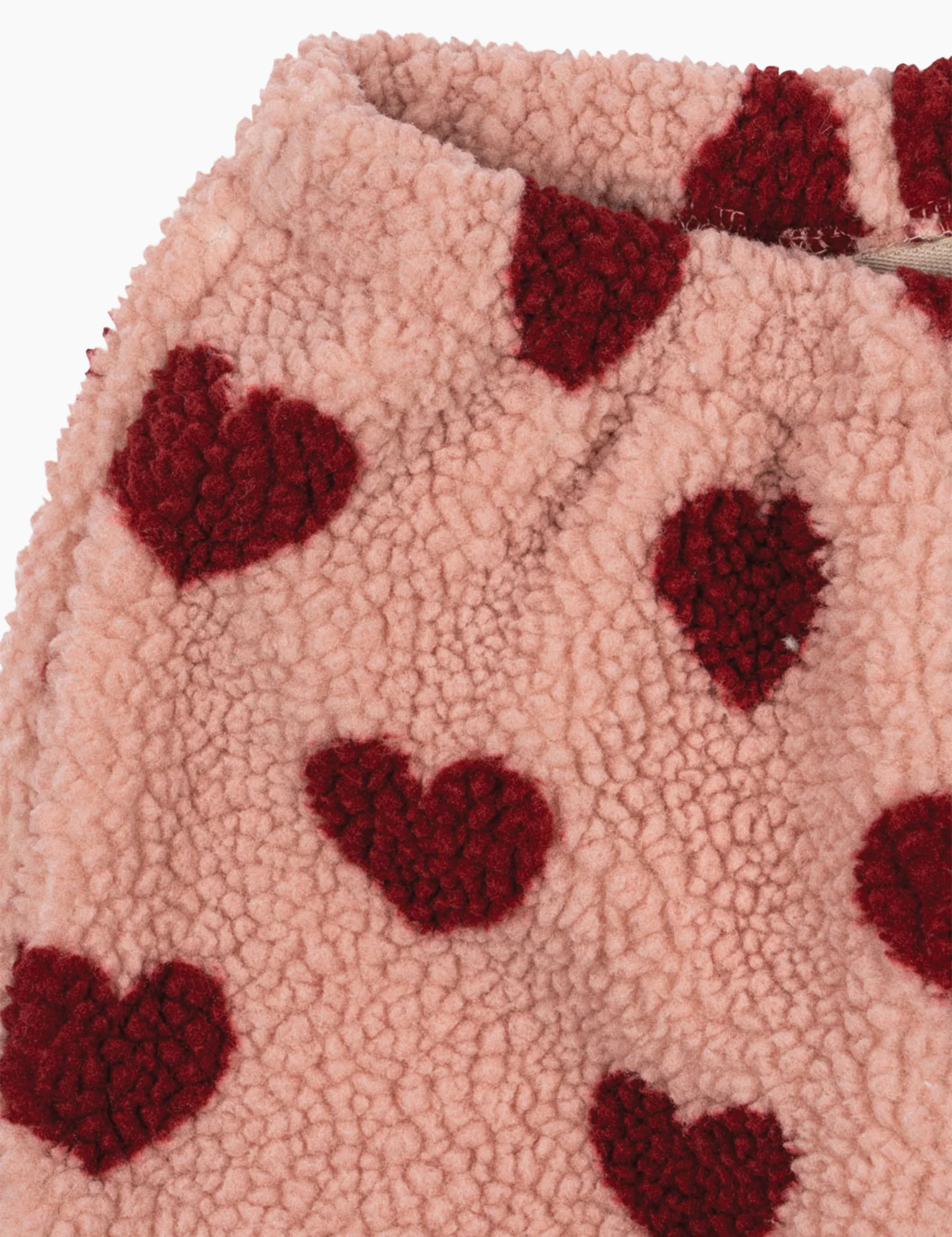 Jody Fleece Pants in Pink Hearts - Image 3