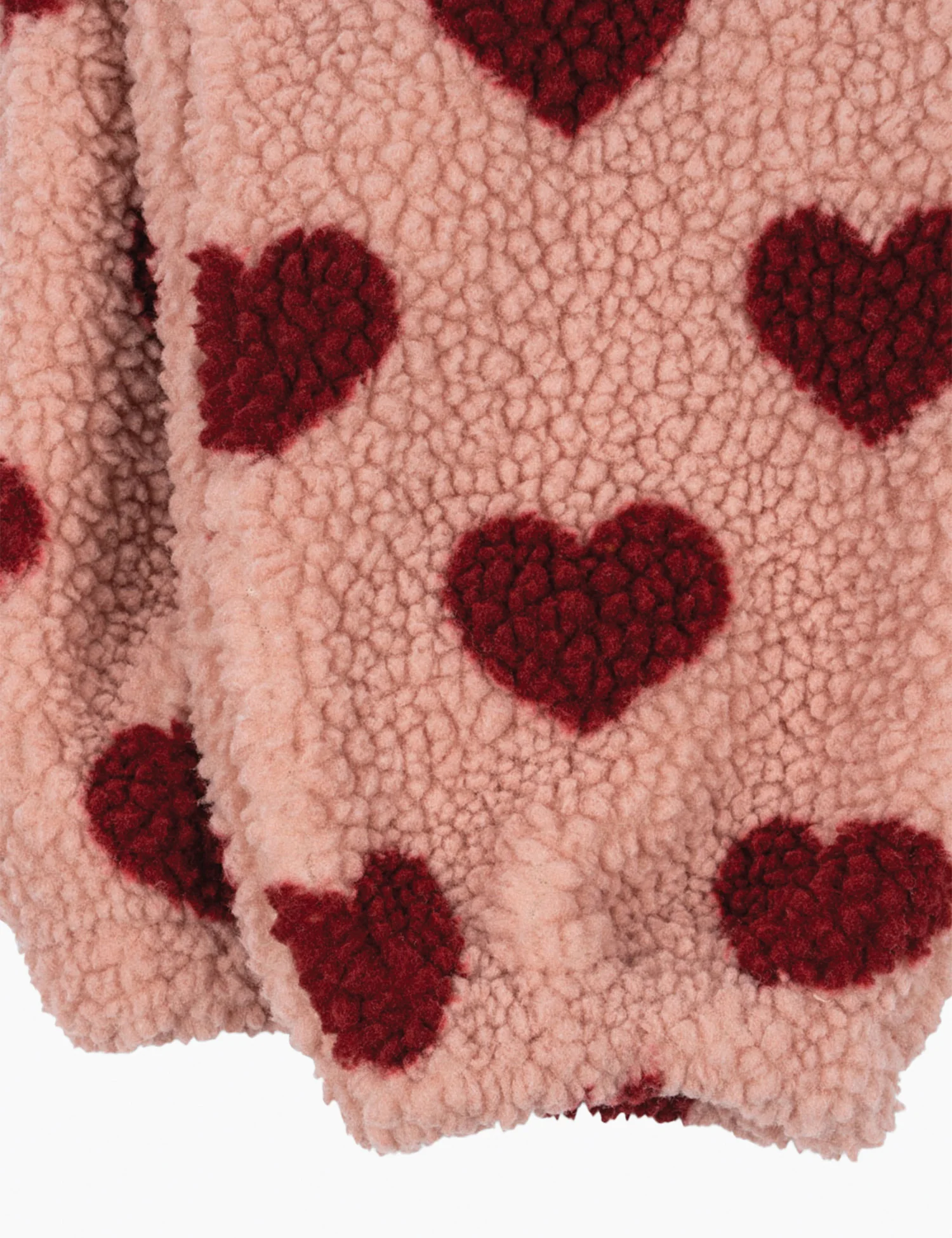 Jody Fleece Pants in Pink Hearts - Image 4