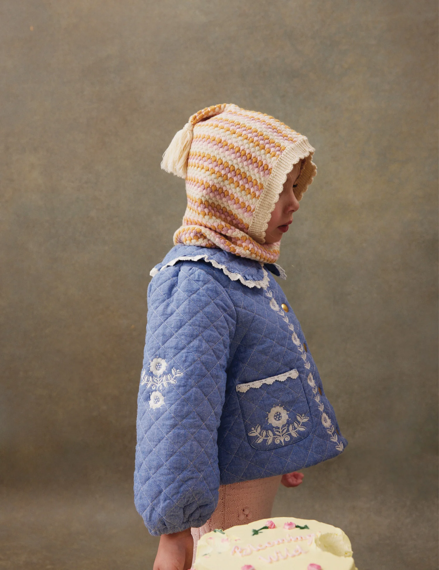 Jouliana Coat in Blue Chambray - Image 6