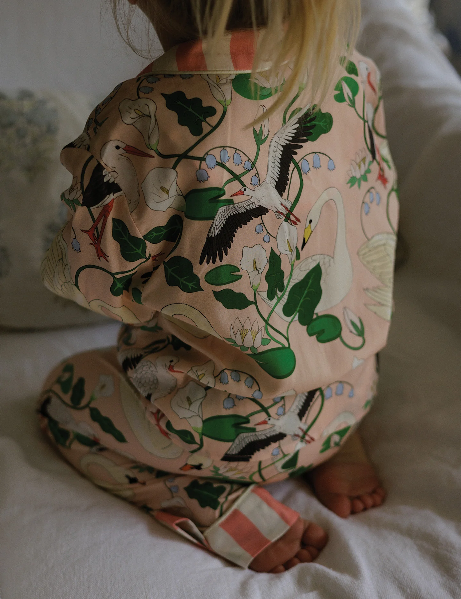 Kids Pajama Set in Botanical Gardens - Image 3